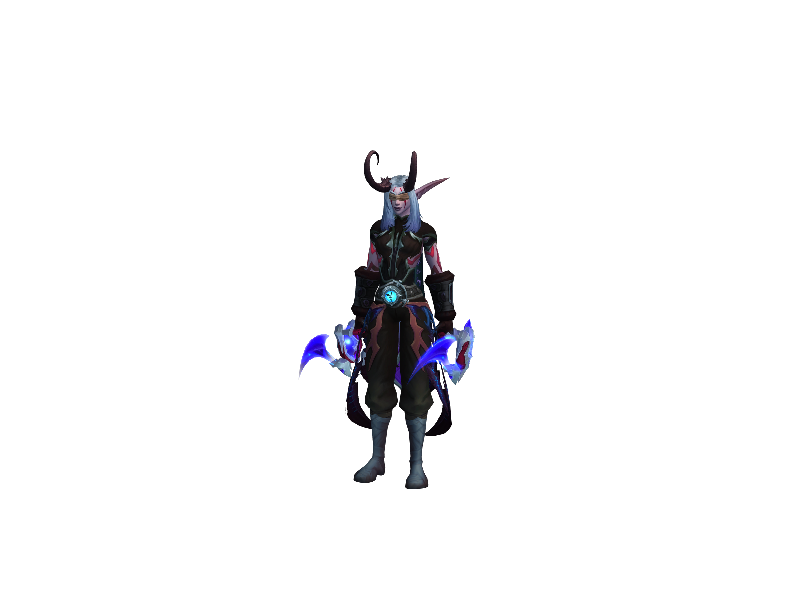 Mohican 3D character render