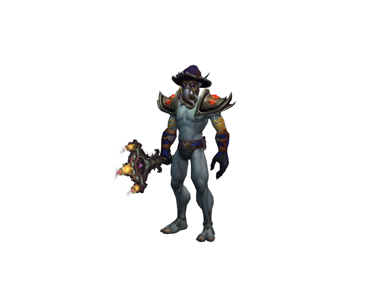 Slobfather 3D character render