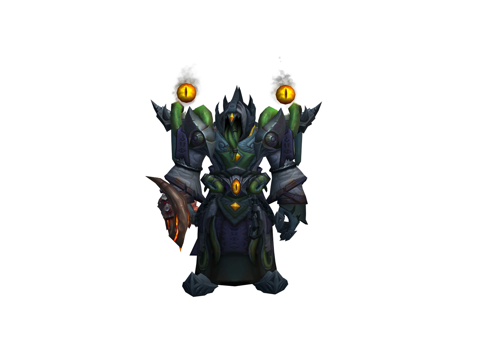 Tensor 3D character render