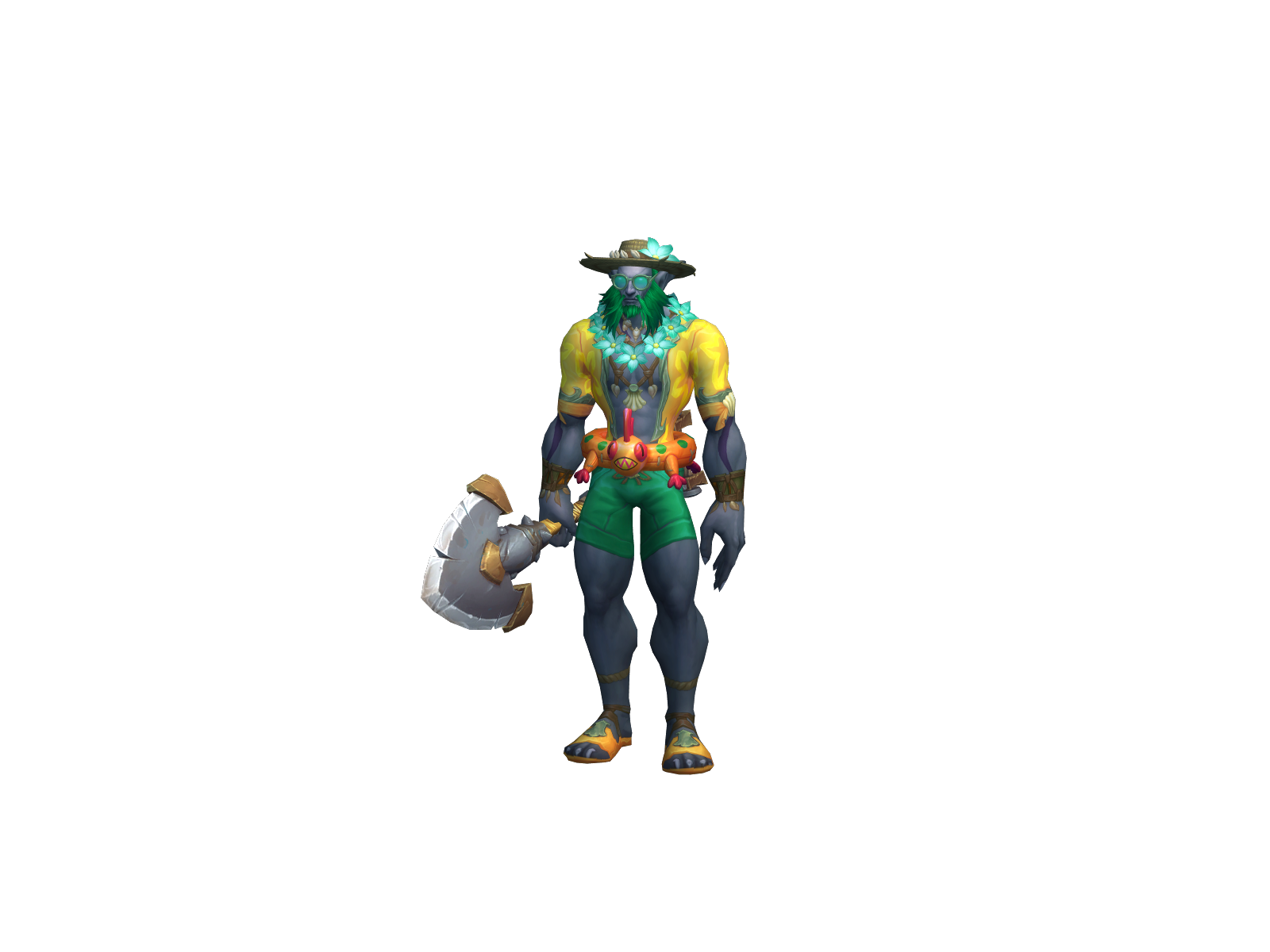 Nonipplepete 3D character render