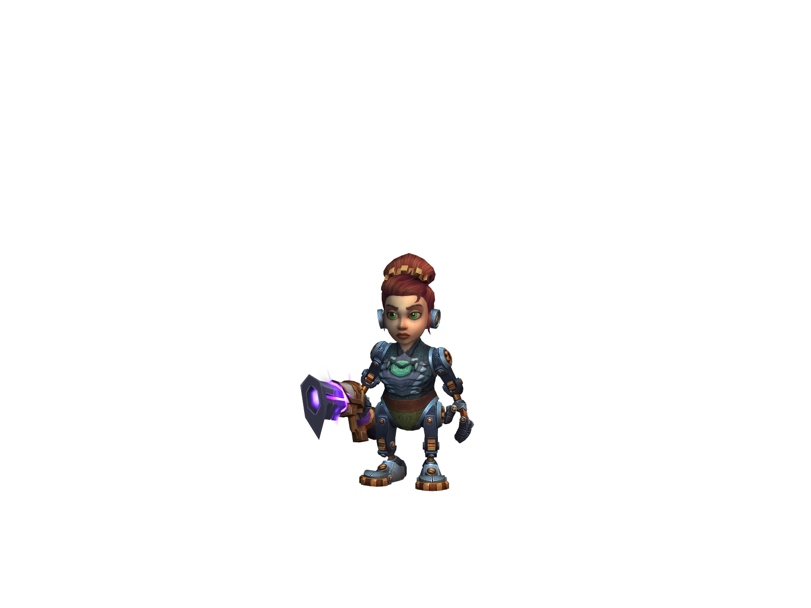 Borgqueeñ 3D character render