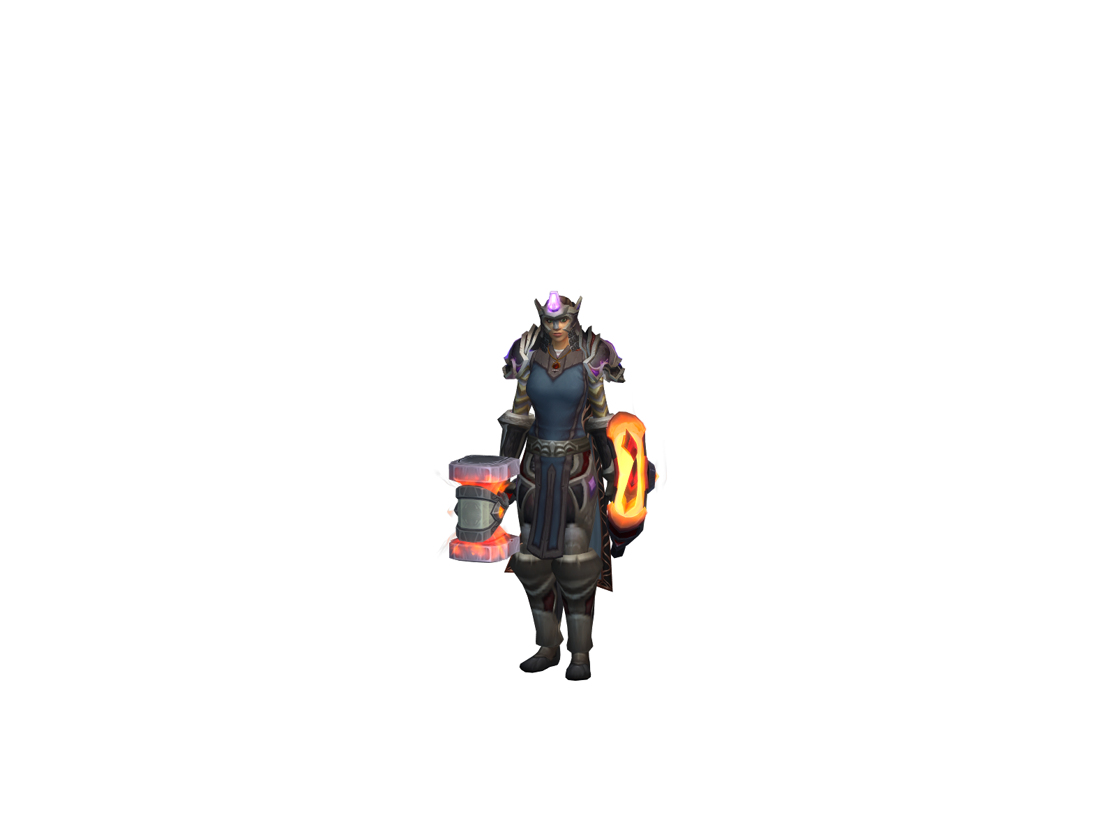 Gryfar 3D character render