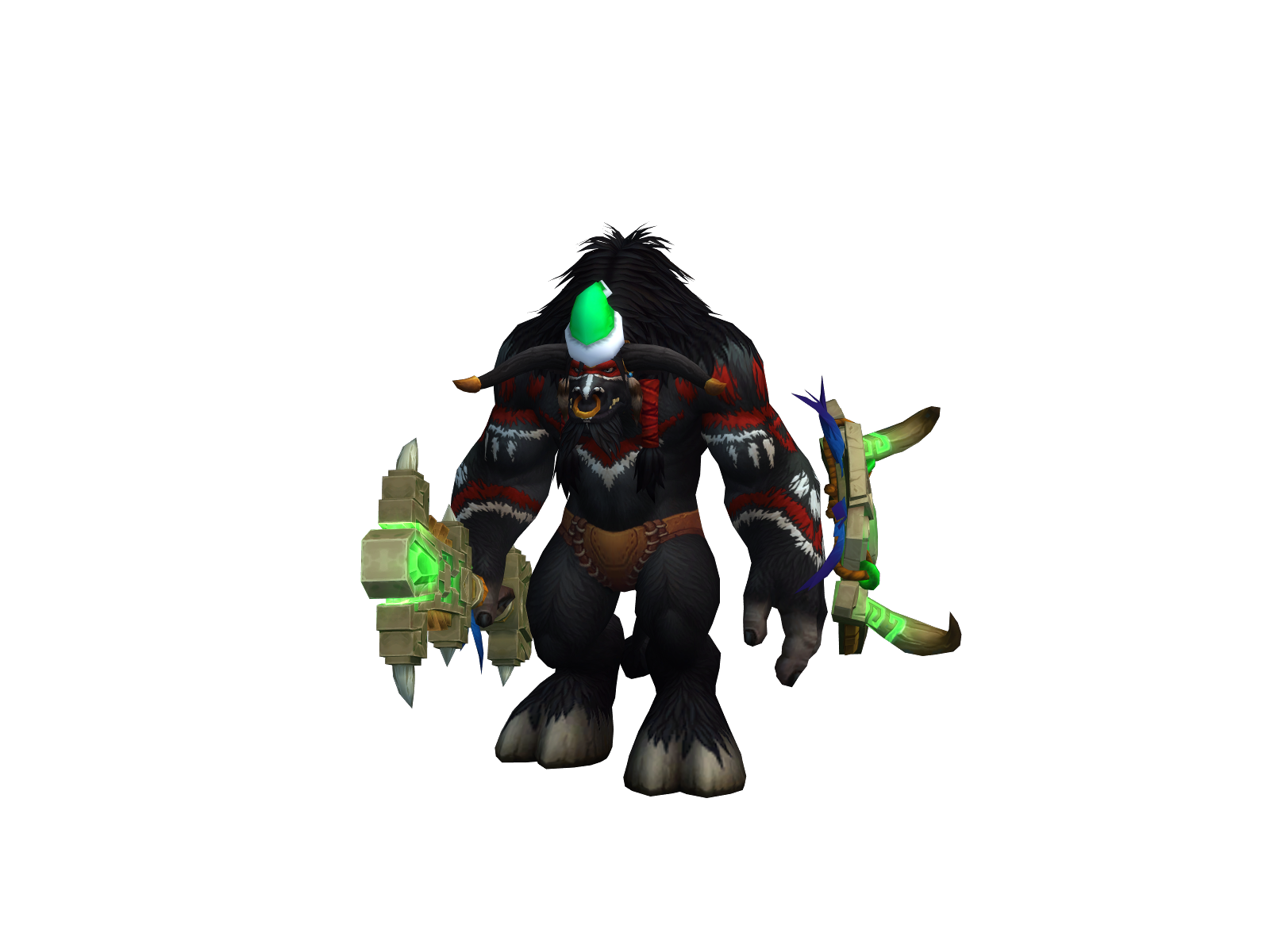 Hairycownips 3D character render