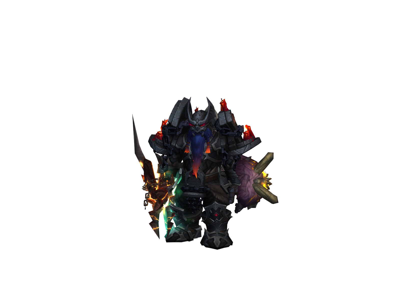Haar 3D character render