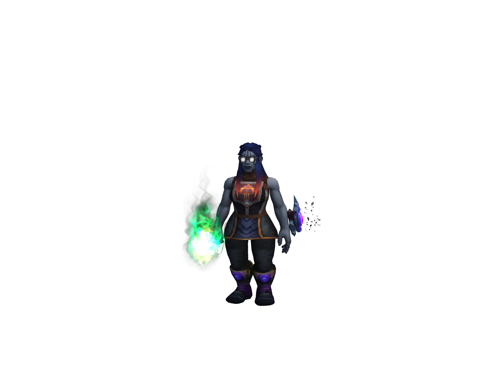 Riseup 3D character render