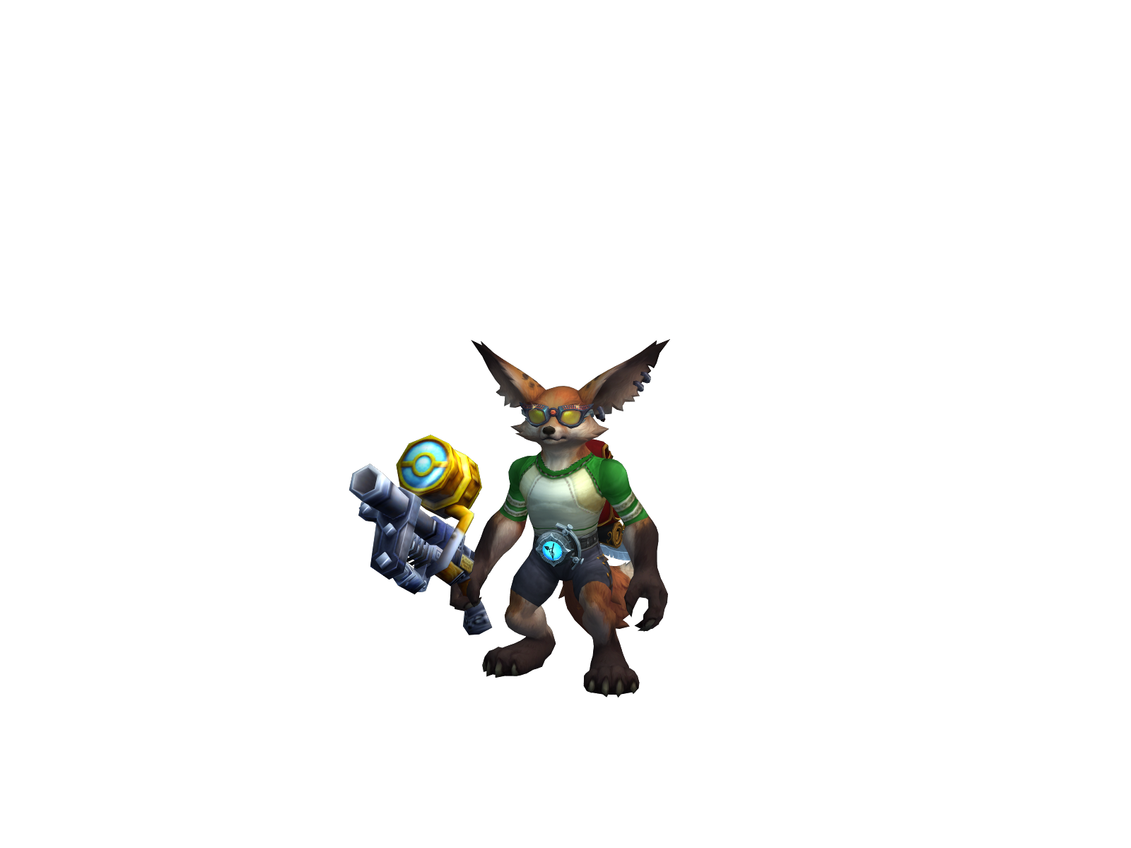 Desaparecido 3D character render
