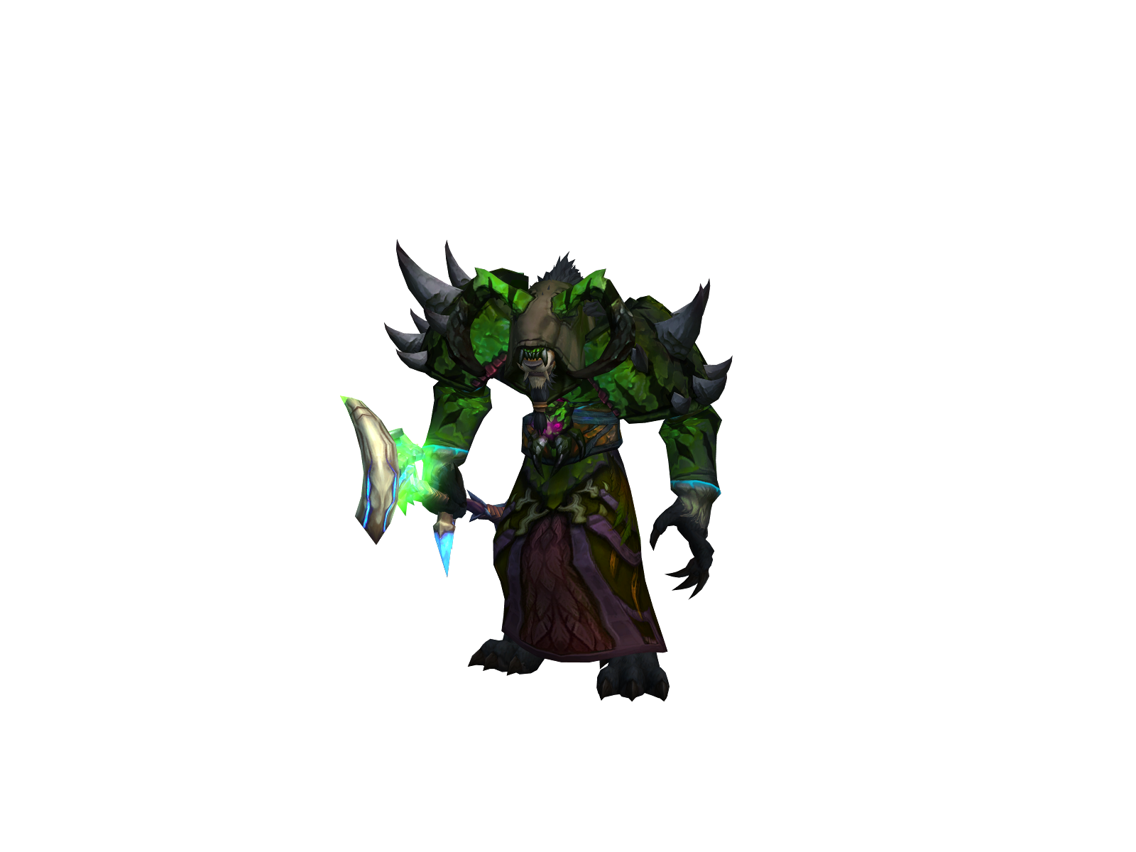 Vipman 3D character render