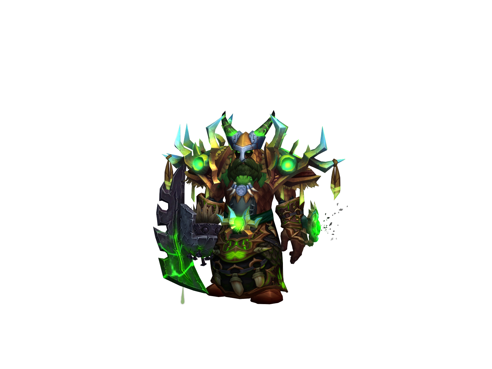 Garbagesham 3D character render