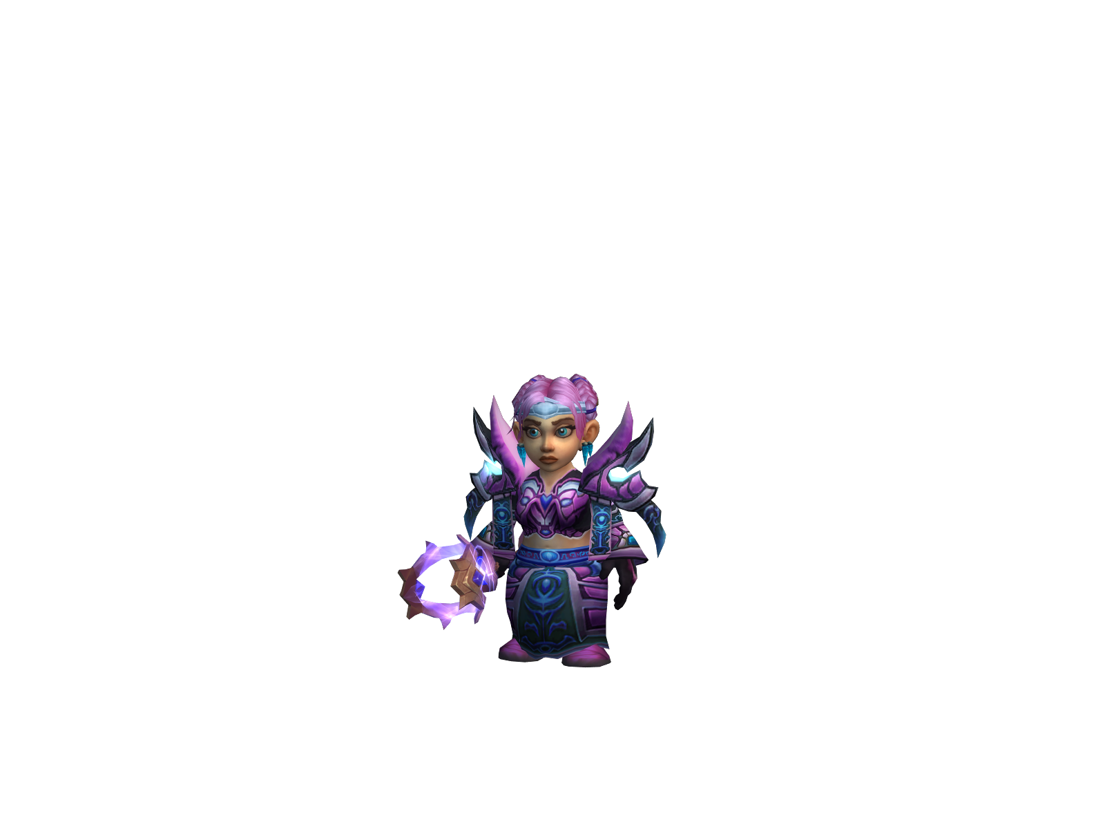 Zuhina 3D character render