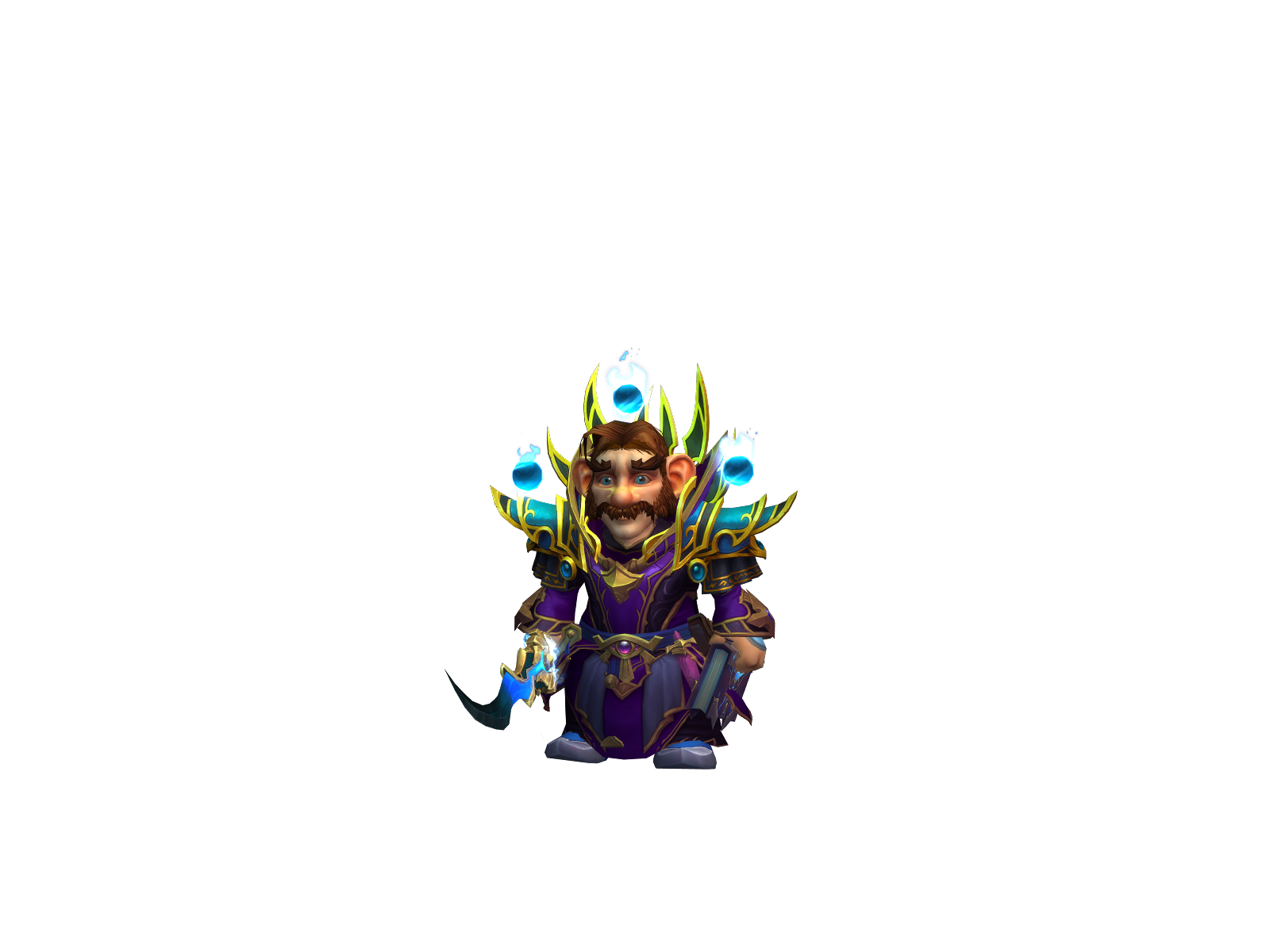 Grubby 3D character render