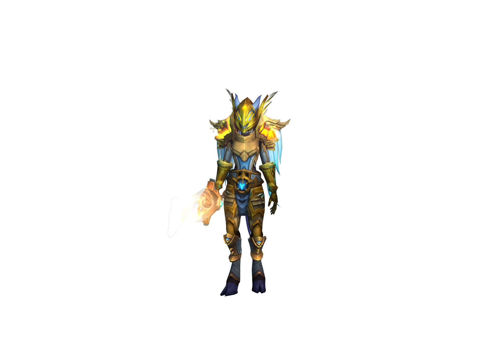 Holyspren 3D character render