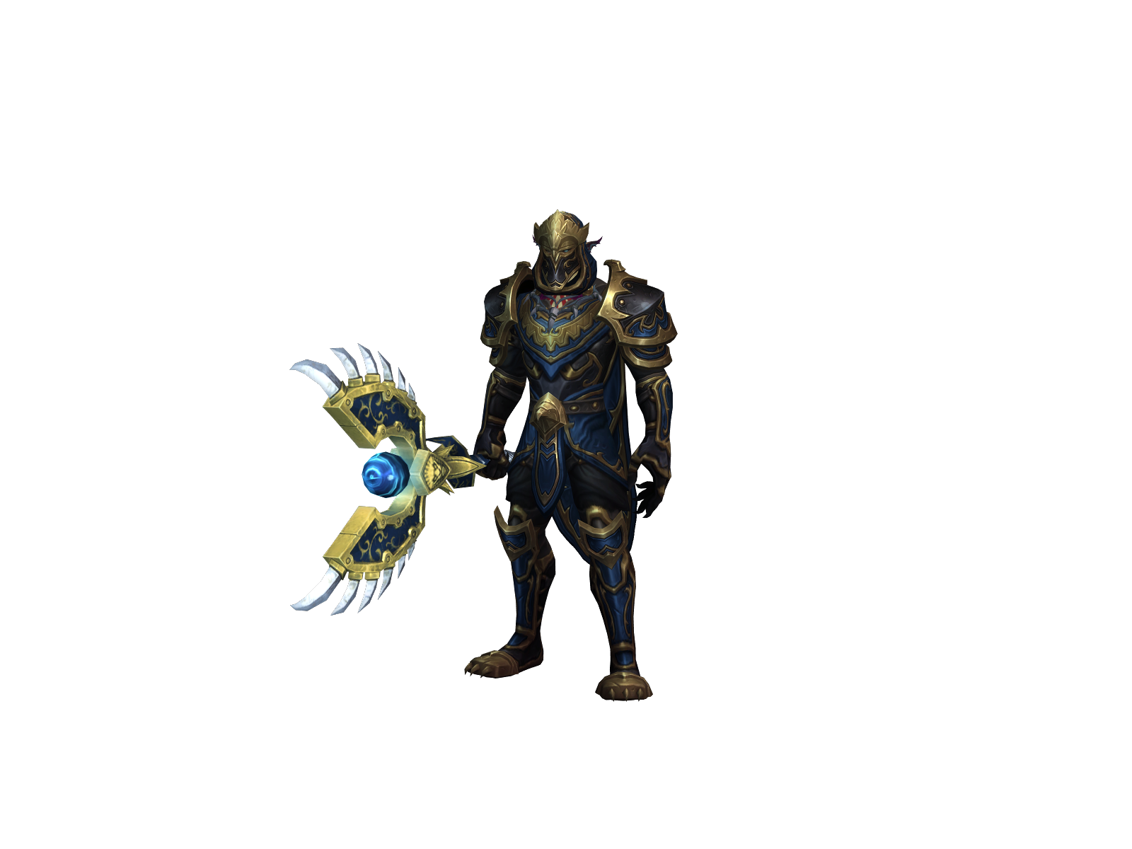 Evandris 3D character render