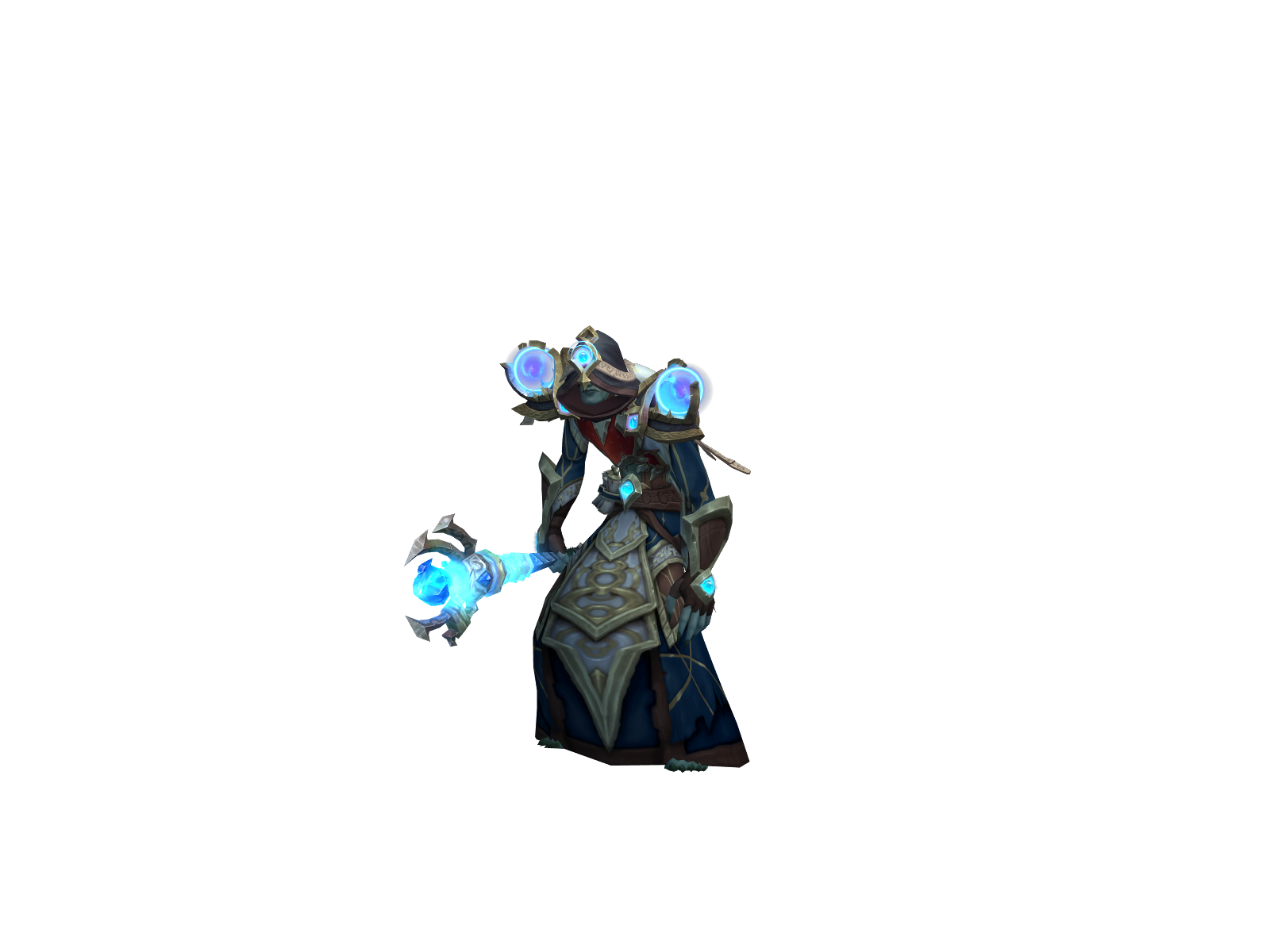 Pétro 3D character render