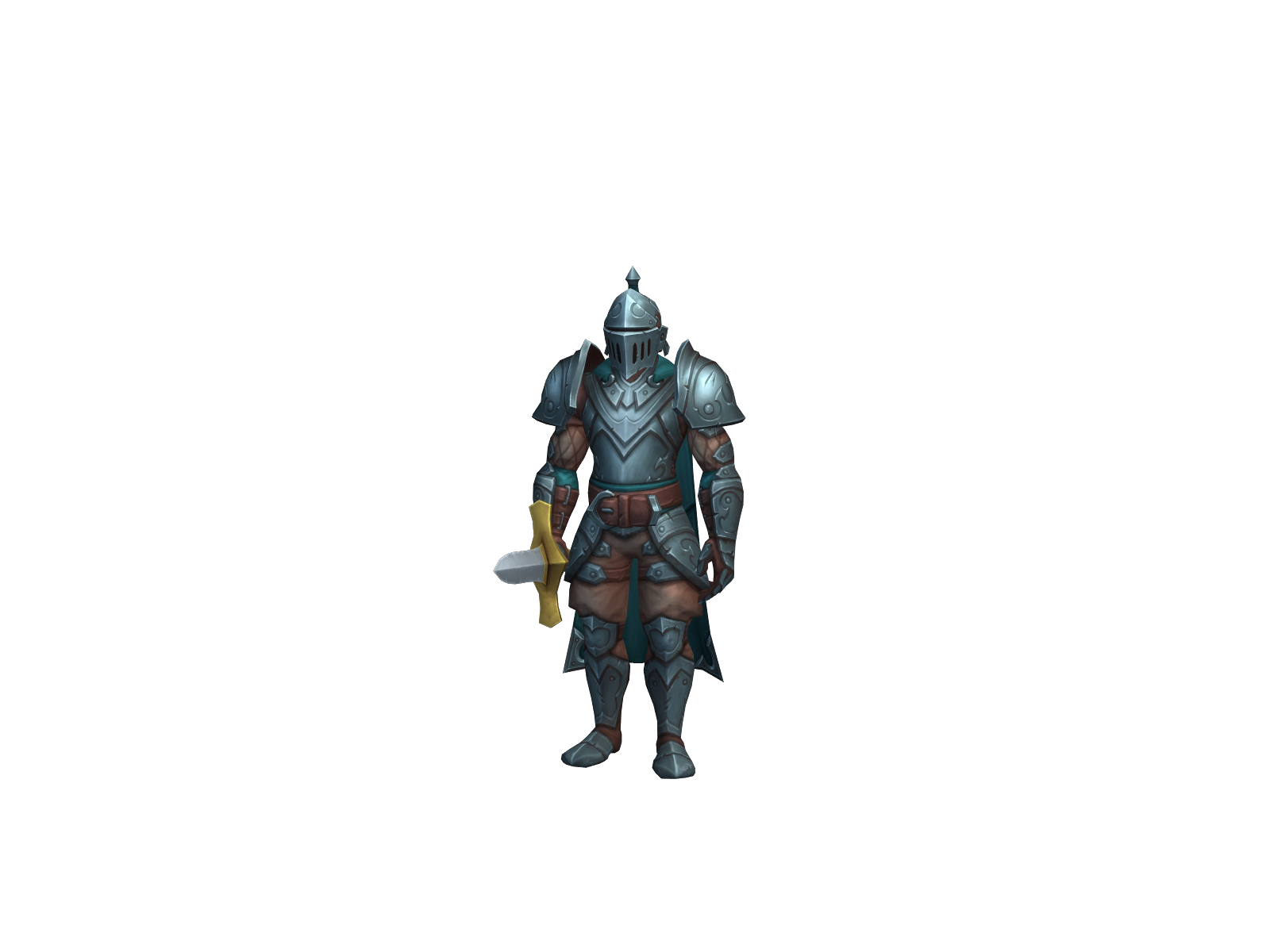 Ladazarn 3D character render