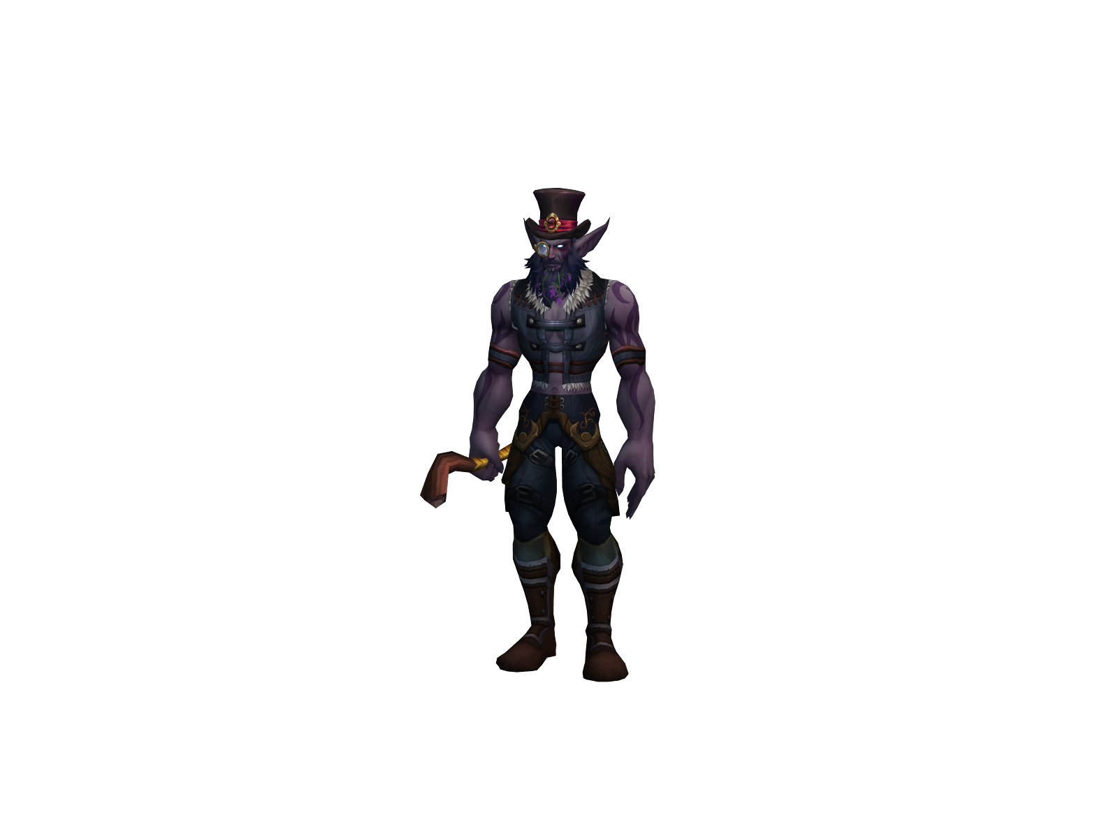 Bearockobama 3D character render