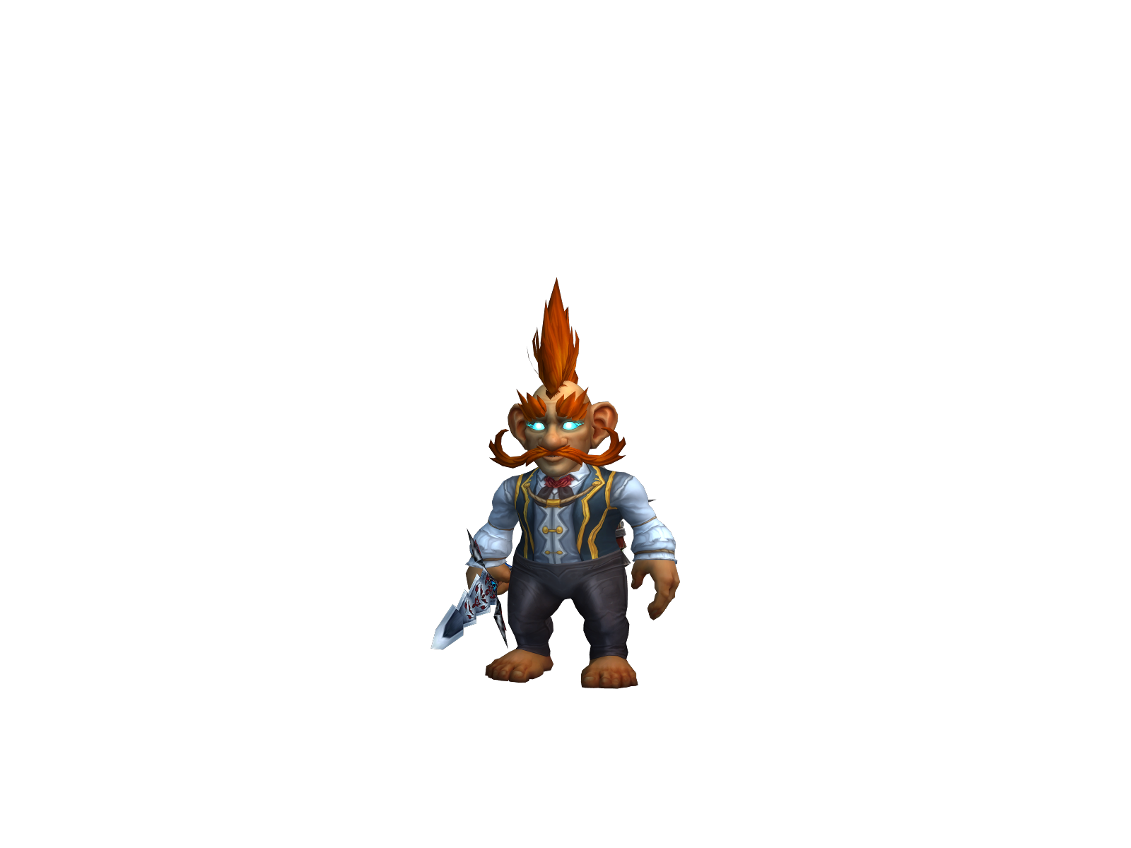 Tinyburster 3D character render