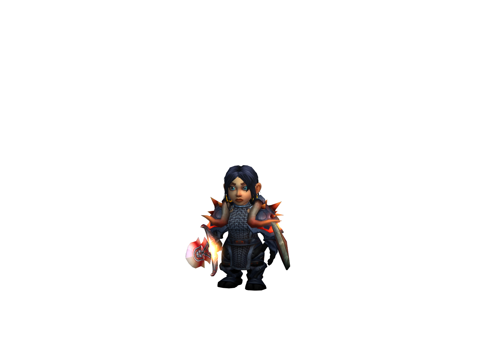 Sephina 3D character render