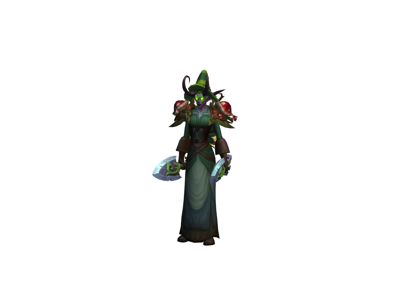 Demonlust 3D character render