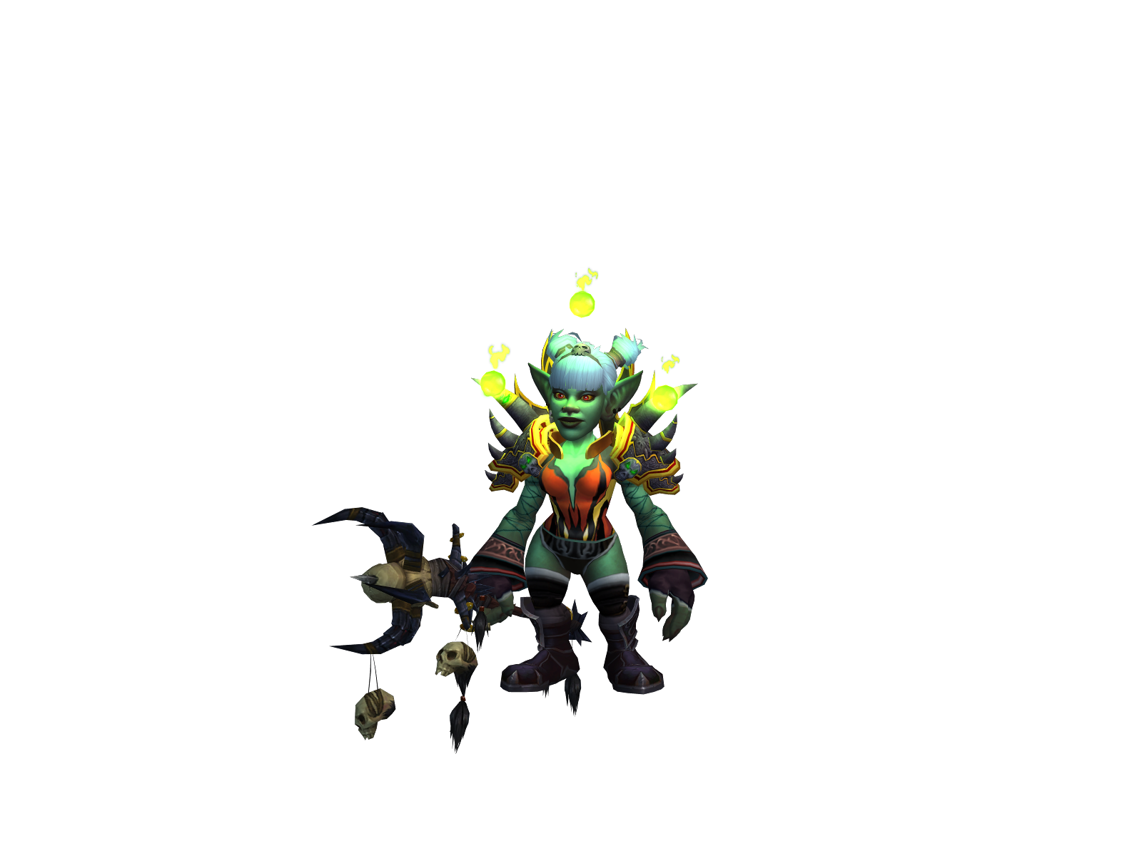 Incubara 3D character render