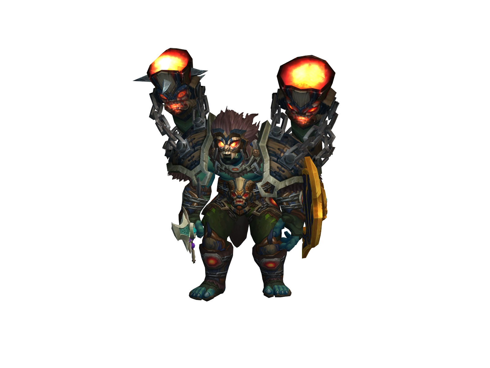 Warranni 3D character render