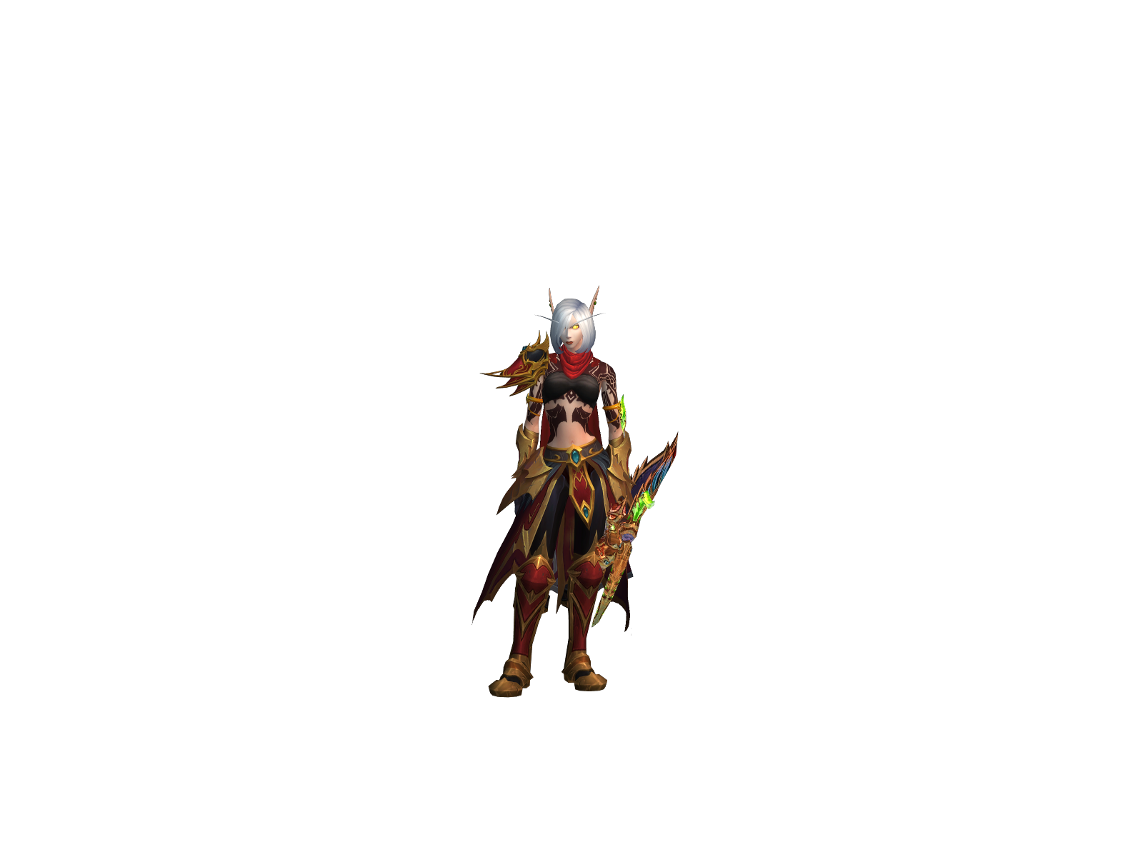 Ëbony 3D character render