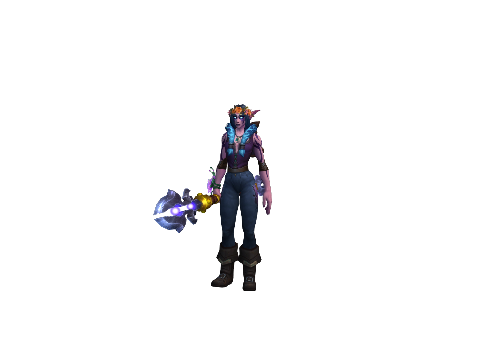 Priscilla 3D character render