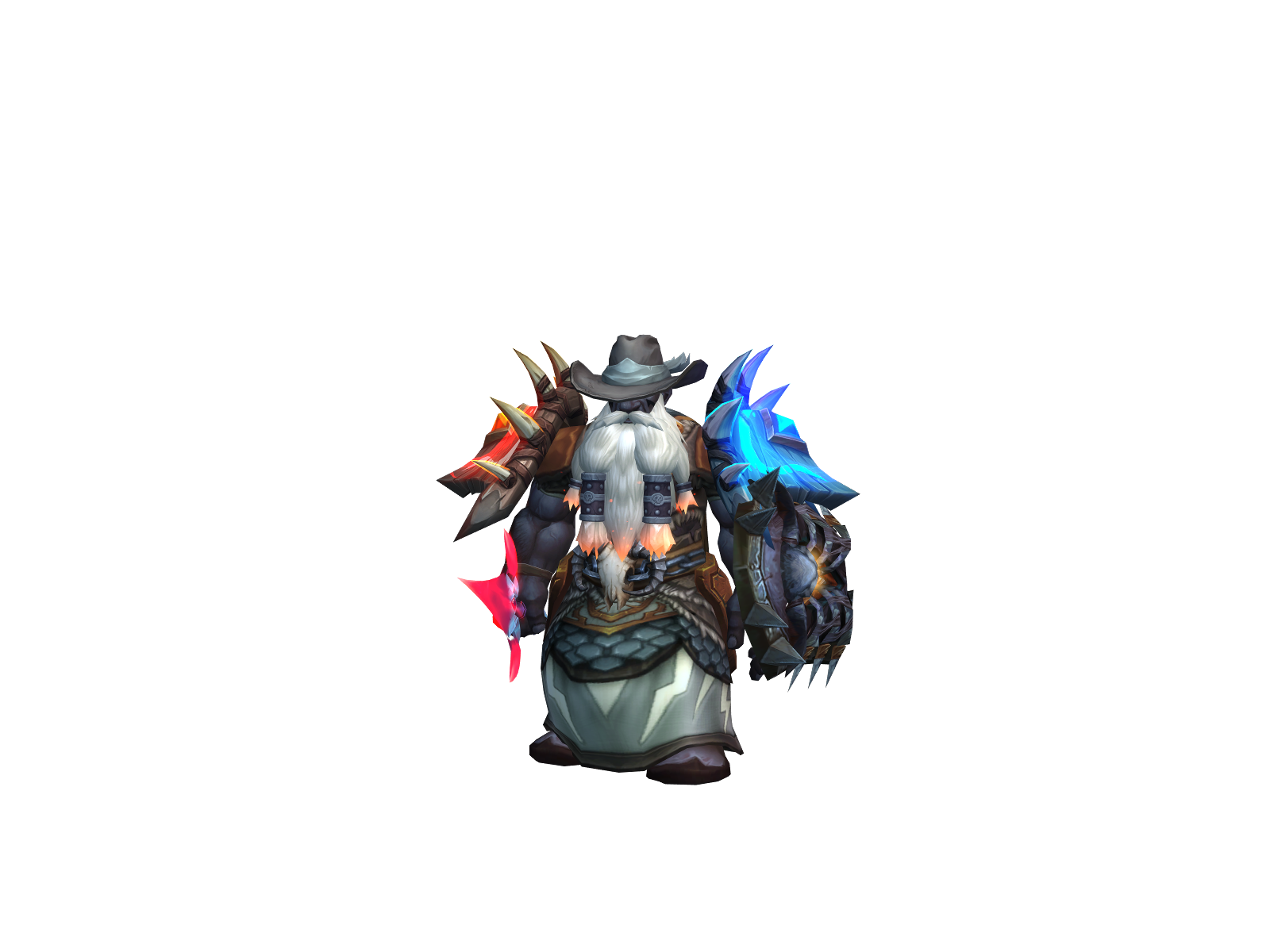 Dukazzura 3D character render