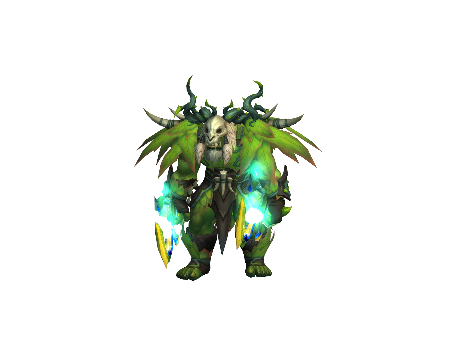 Shamandk 3D character render