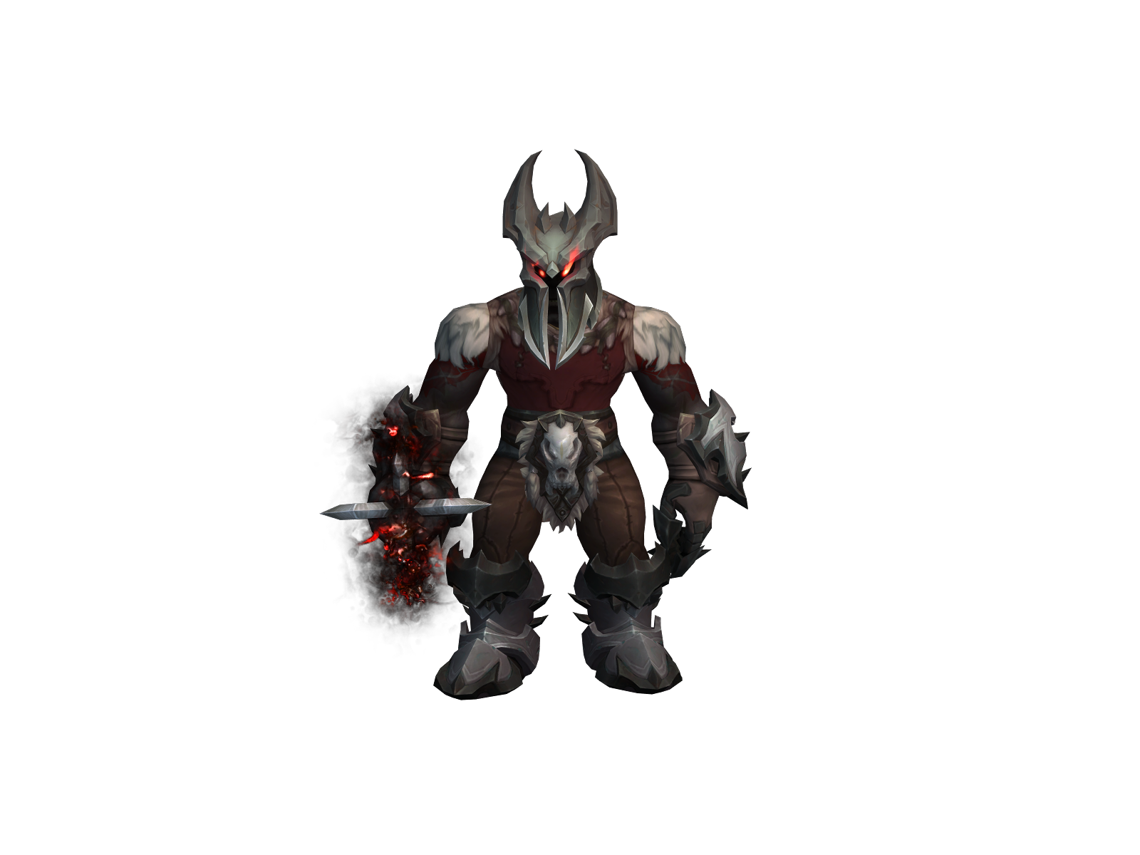 Pestílence 3D character render