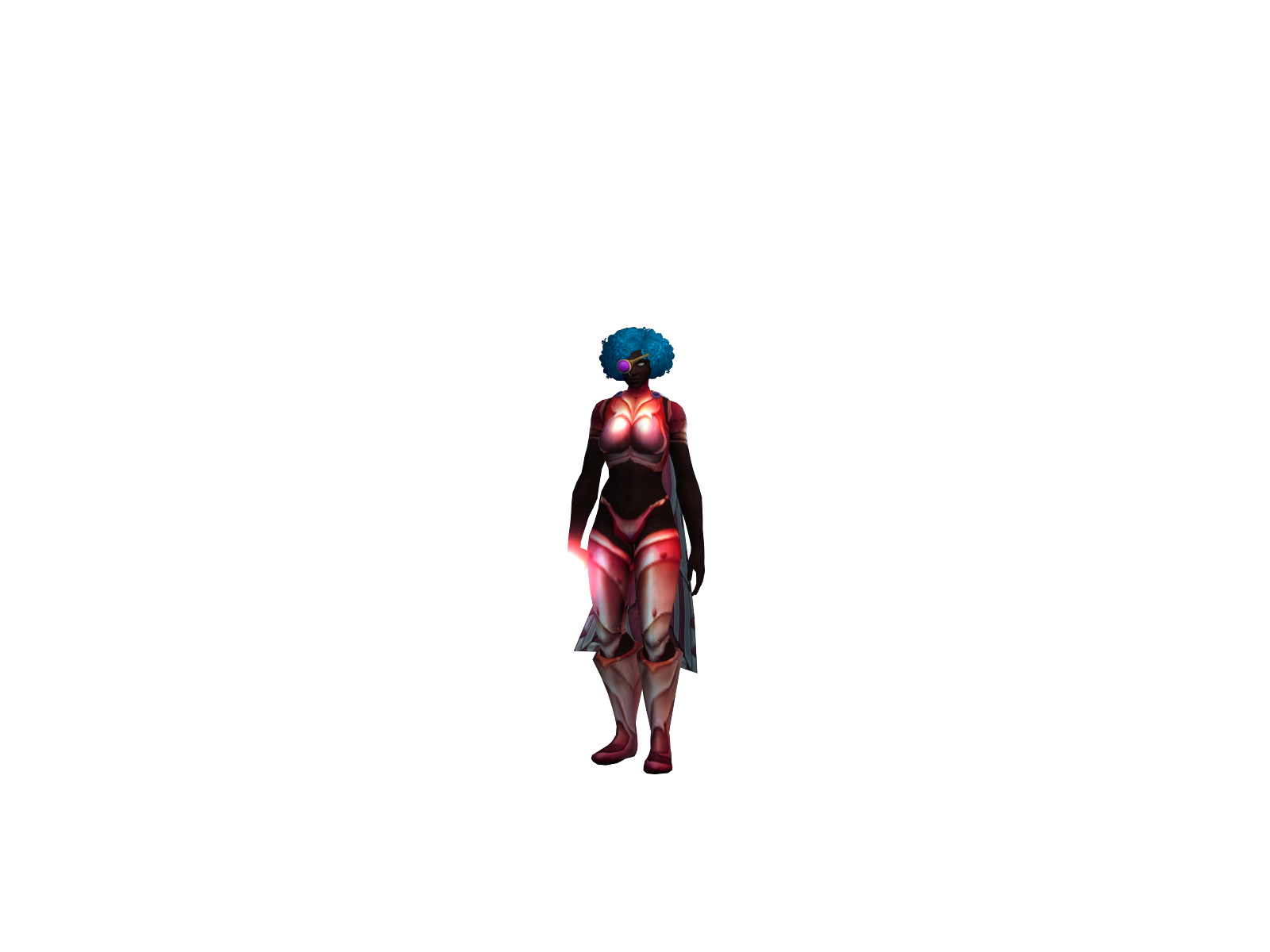 Kumala 3D character render