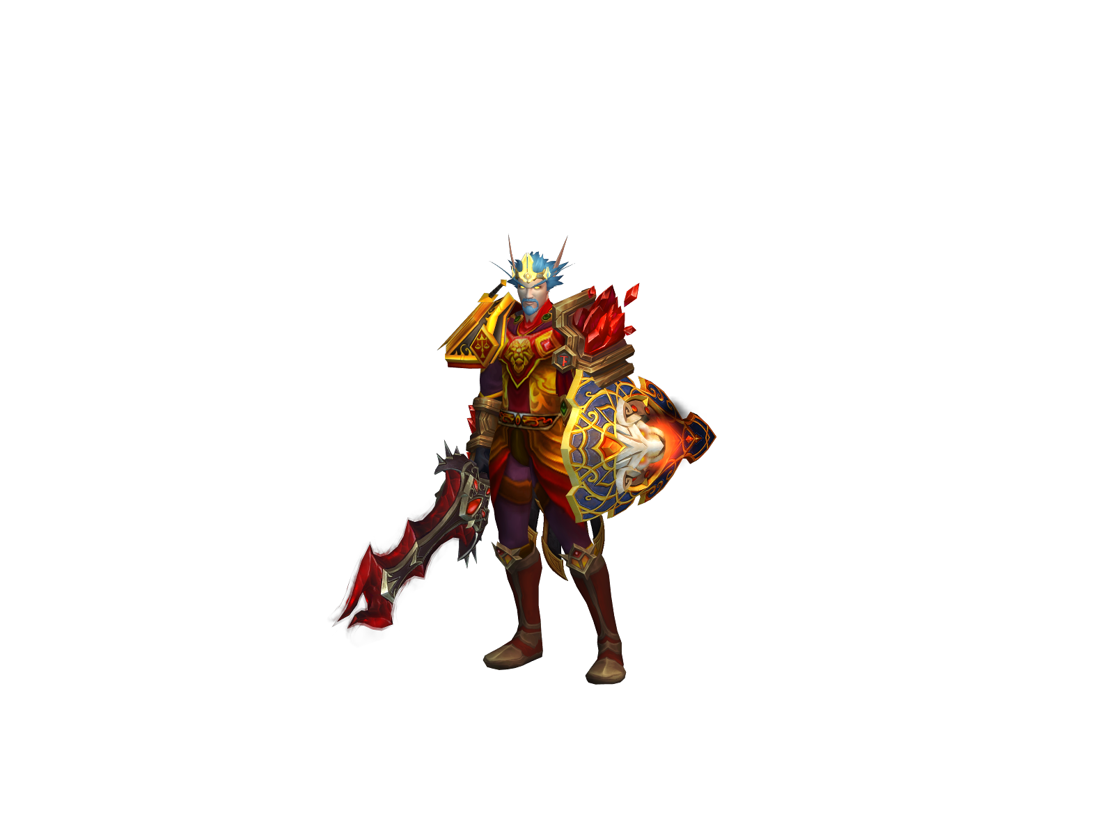 Llarker 3D character render