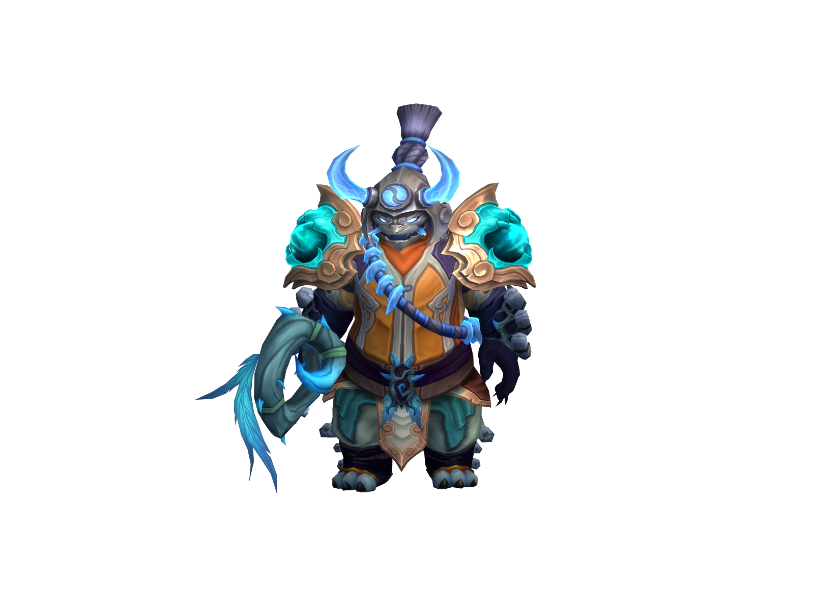 Leishinzu 3D character render