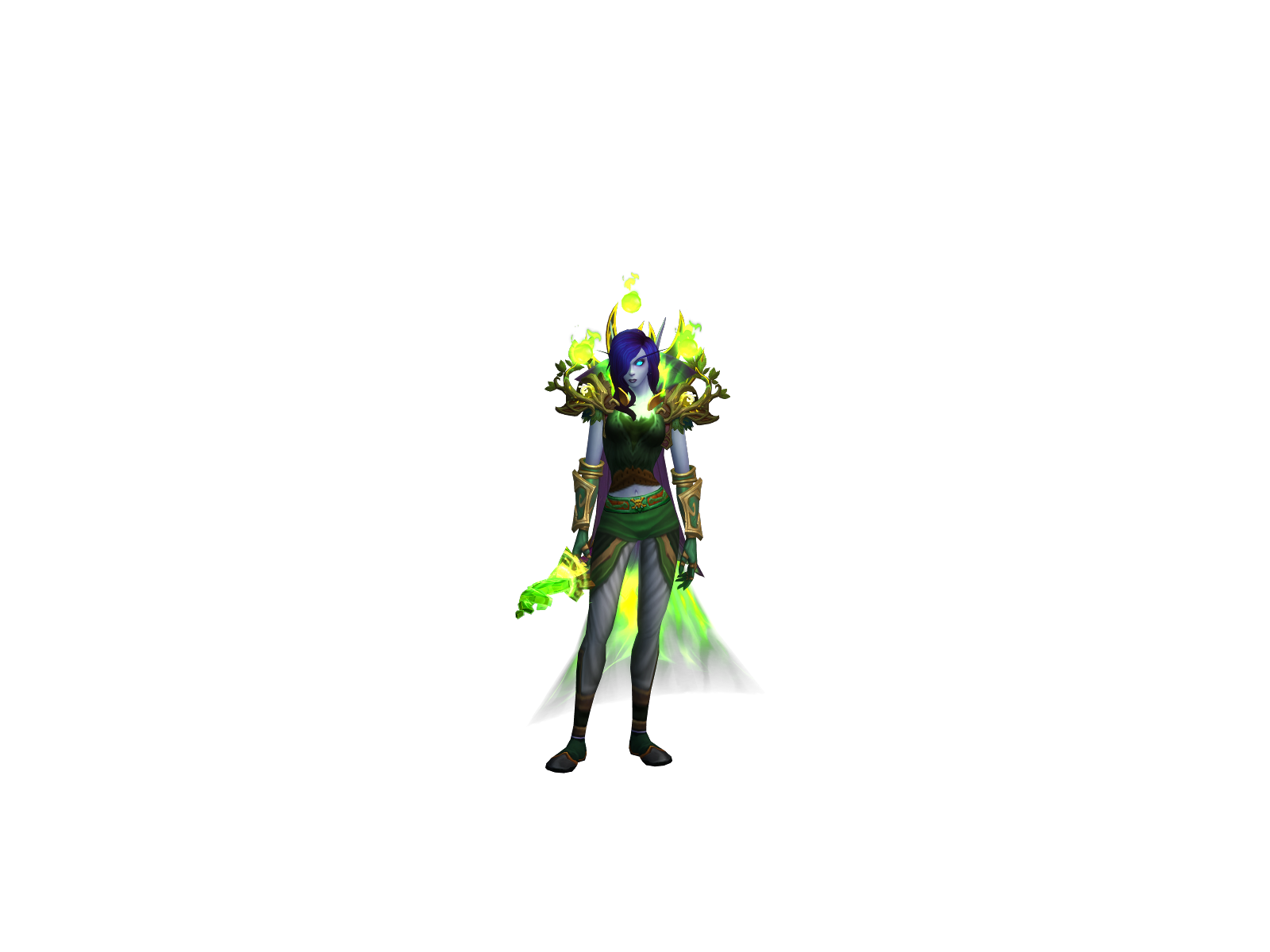 Set 3D character render