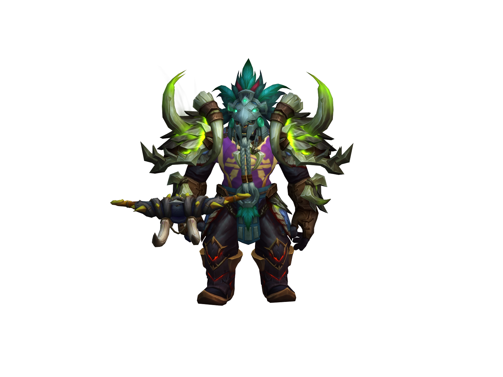 Akamma 3D character render