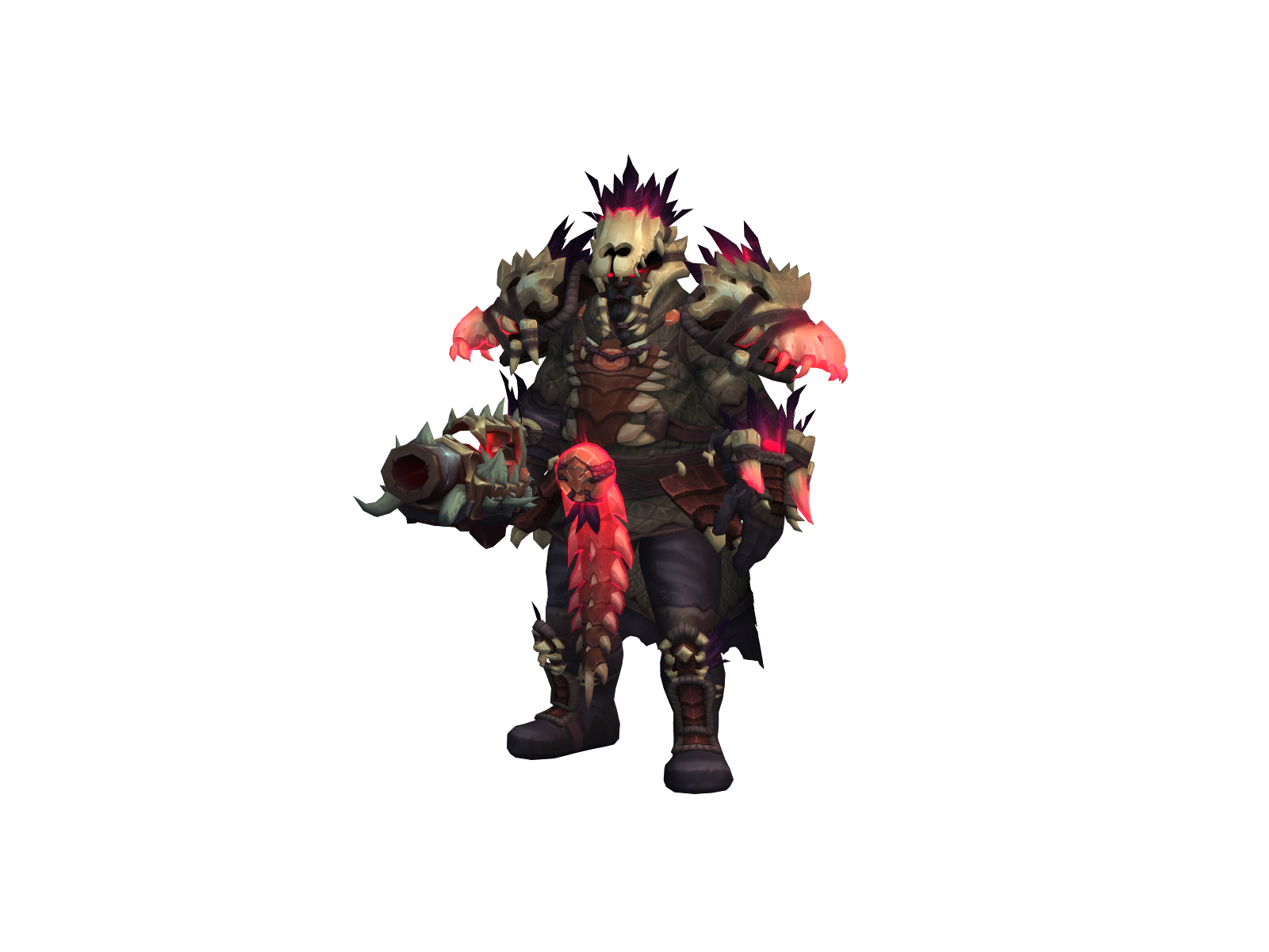 Double 3D character render