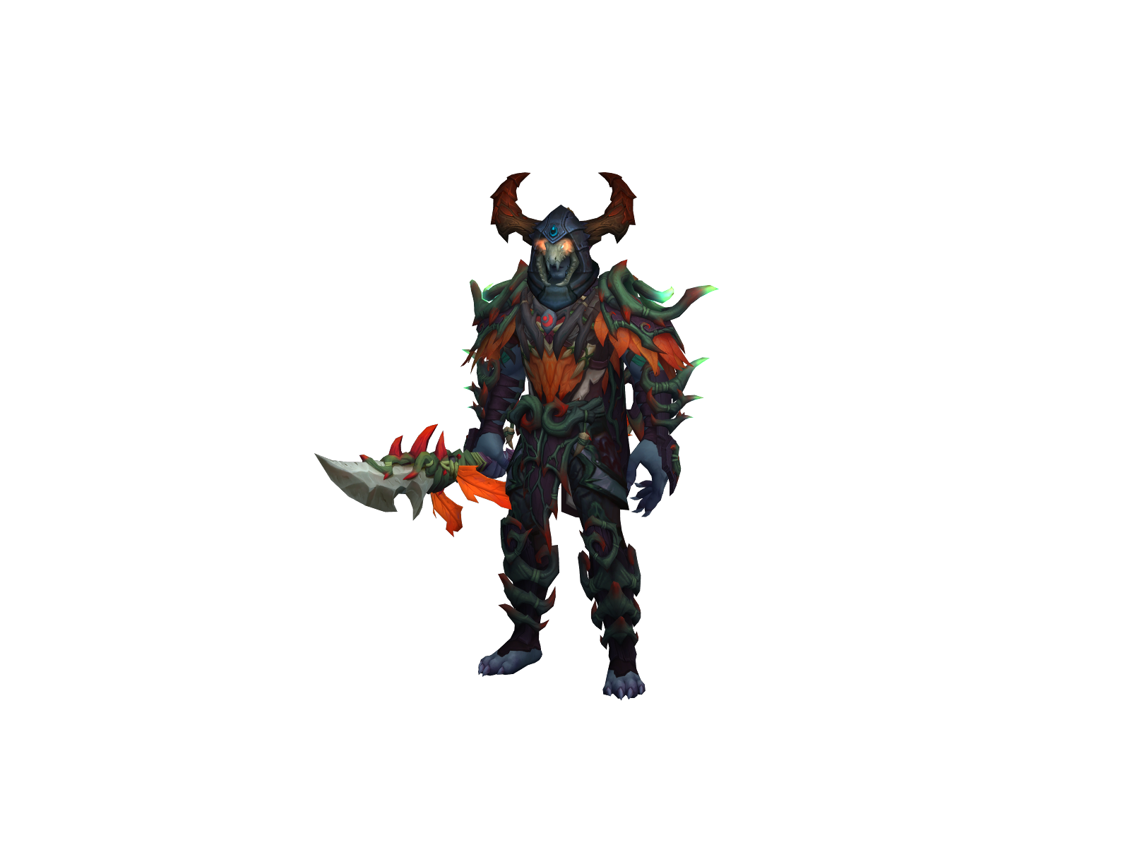 Ryuhari 3D character render
