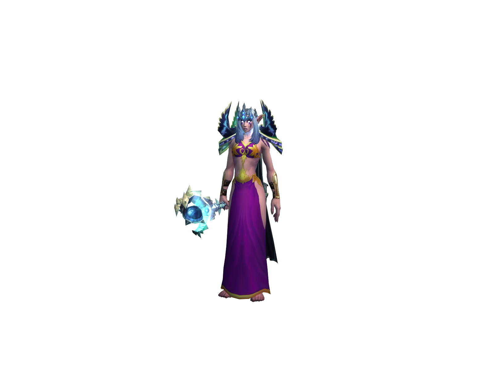 Wanked 3D character render