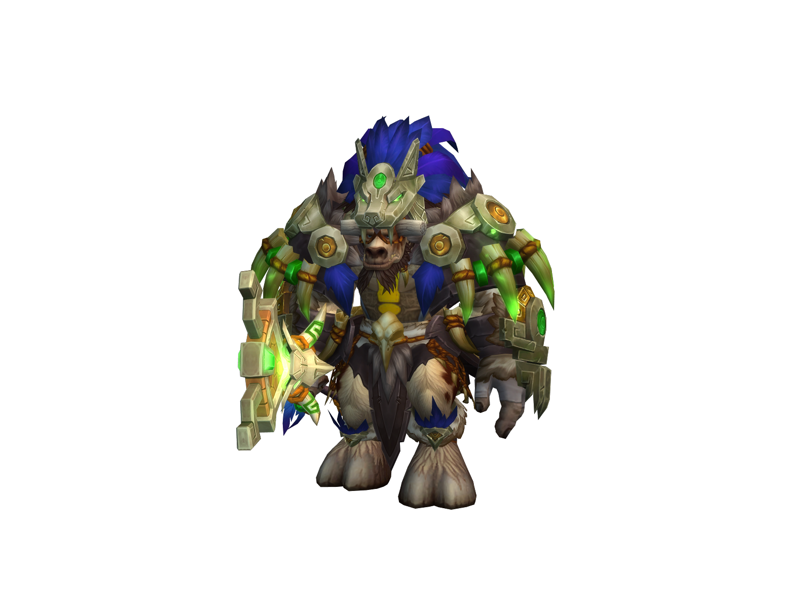 Aznable 3D character render