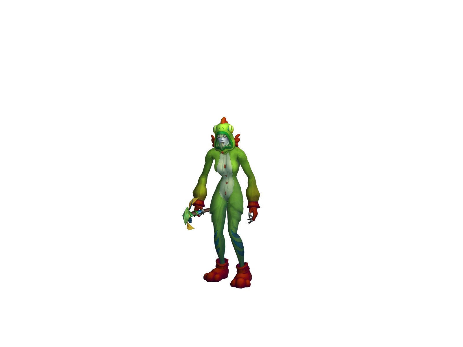 Oldpriest 3D character render