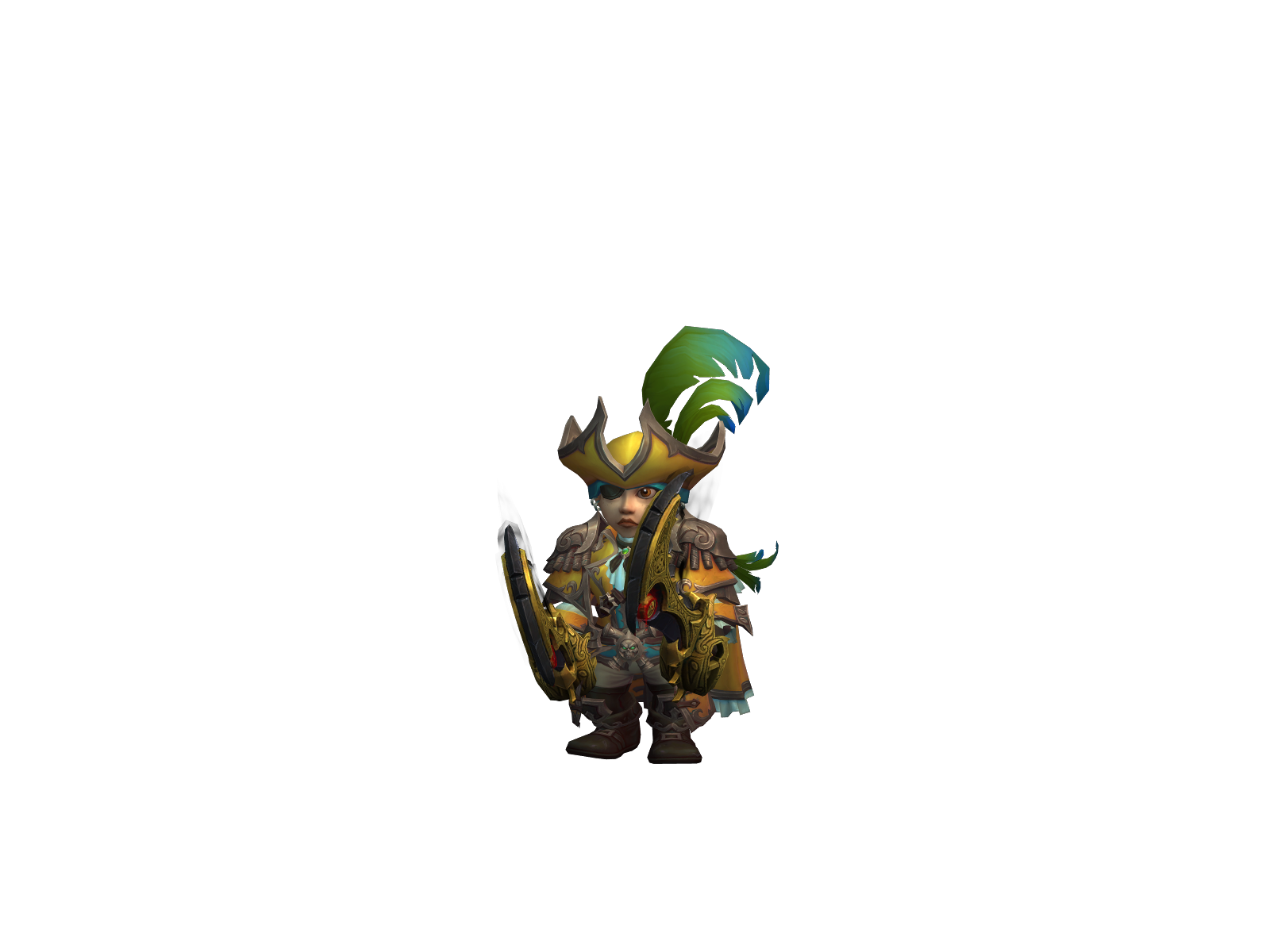 Blunderfury 3D character render