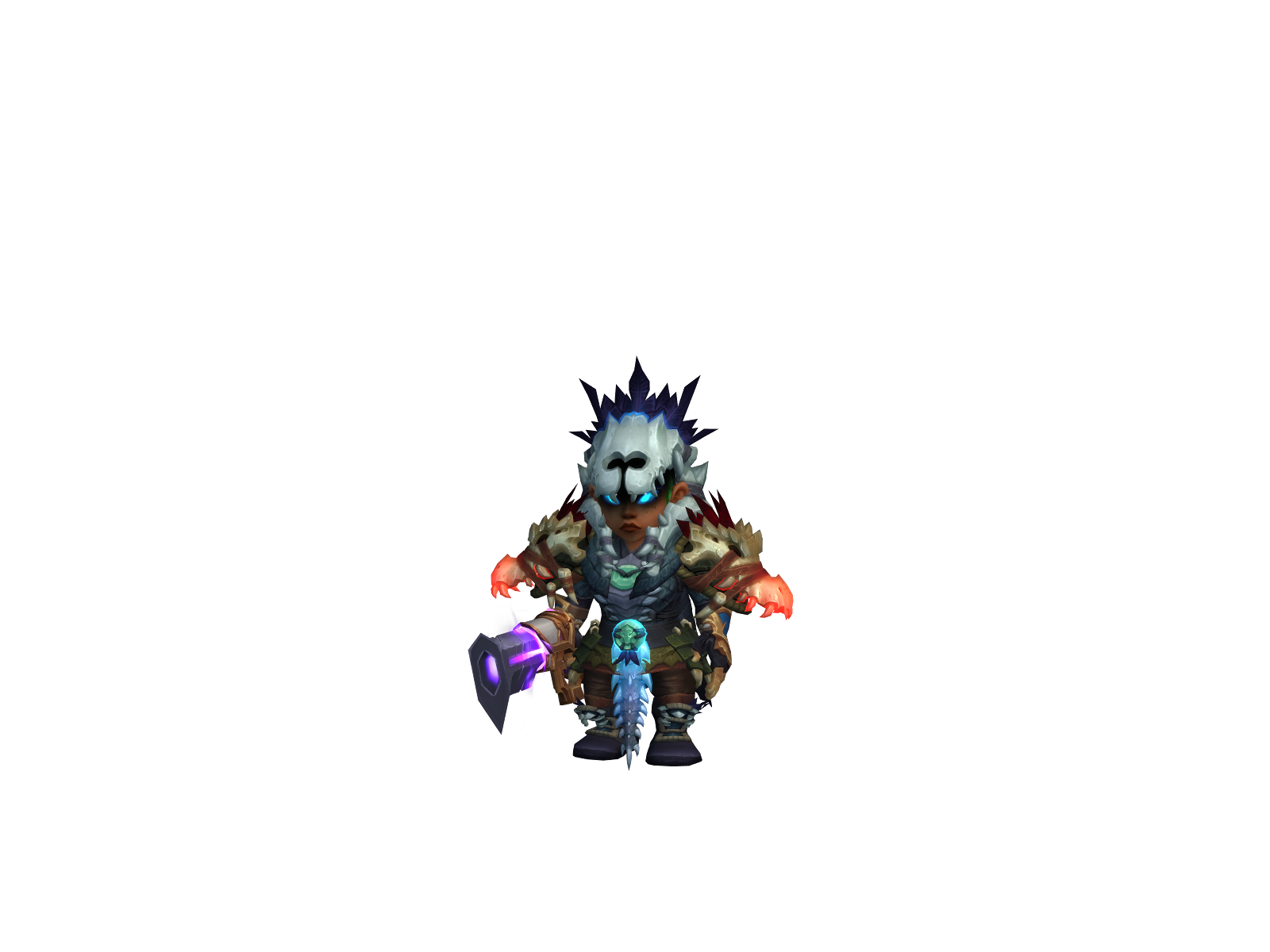 Sixlets 3D character render