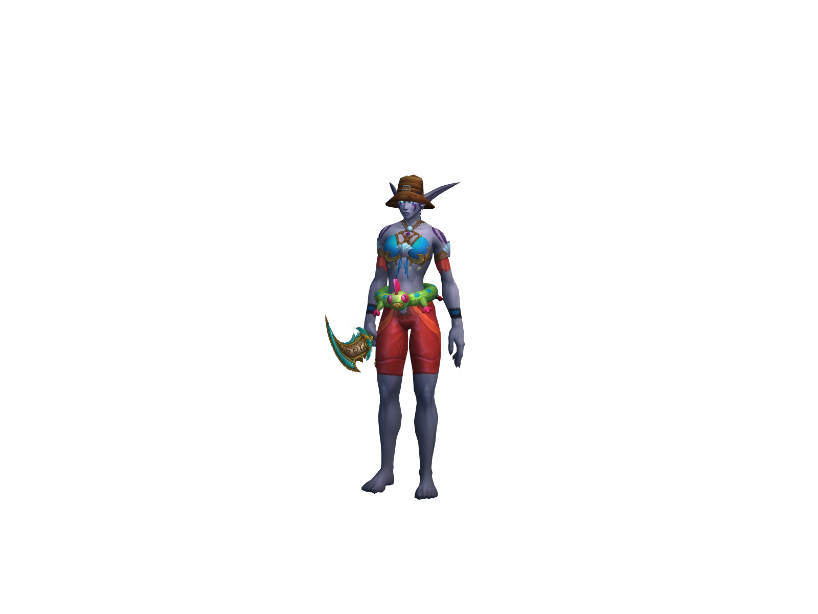 Meluna 3D character render