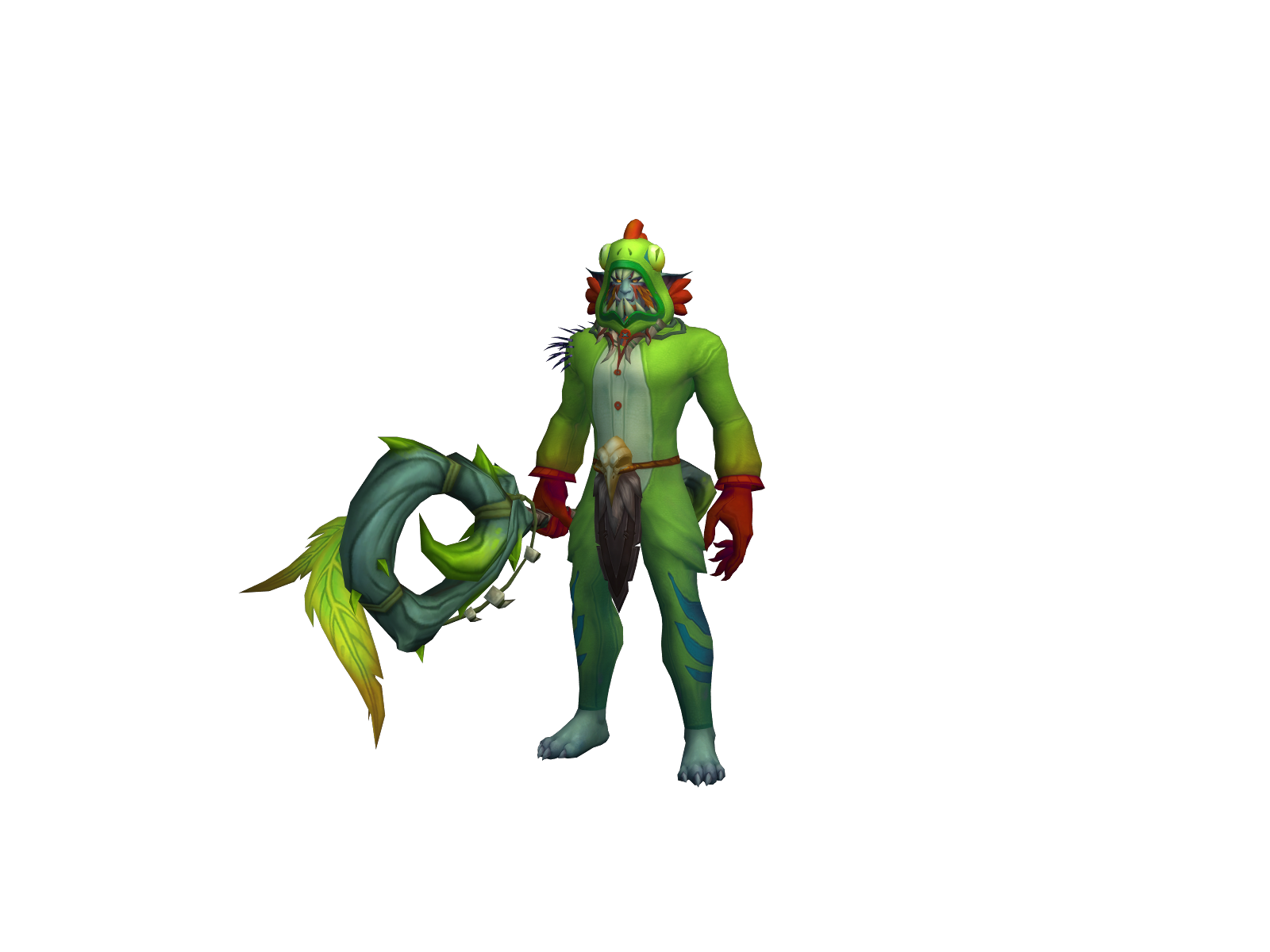 Frêyr 3D character render