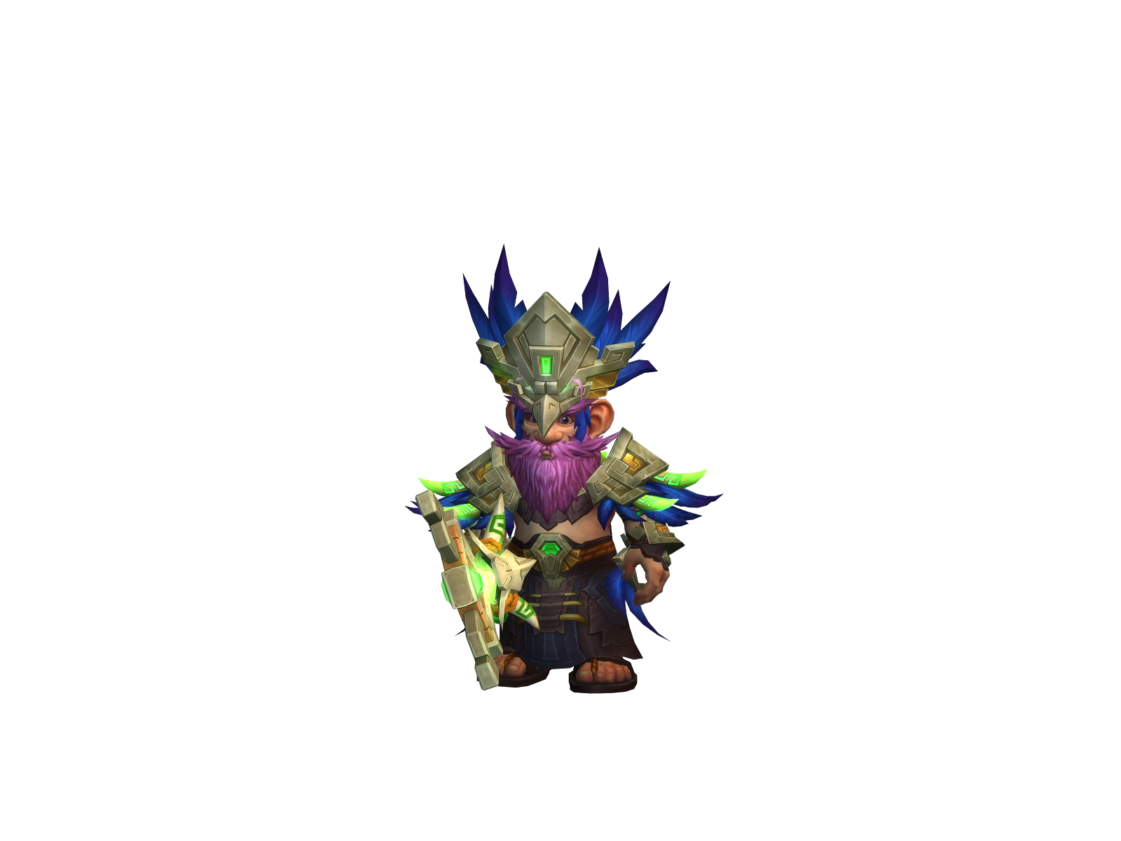 Littlepope 3D character render