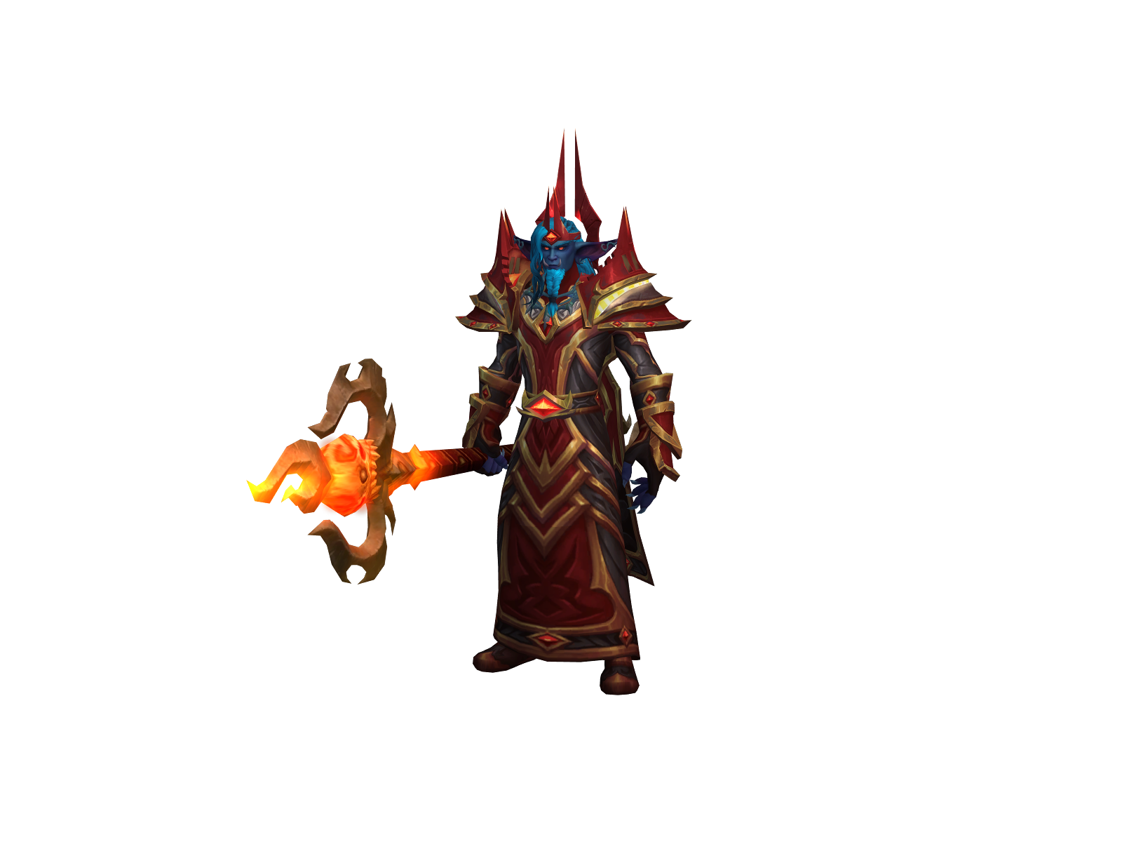 Firenard 3D character render