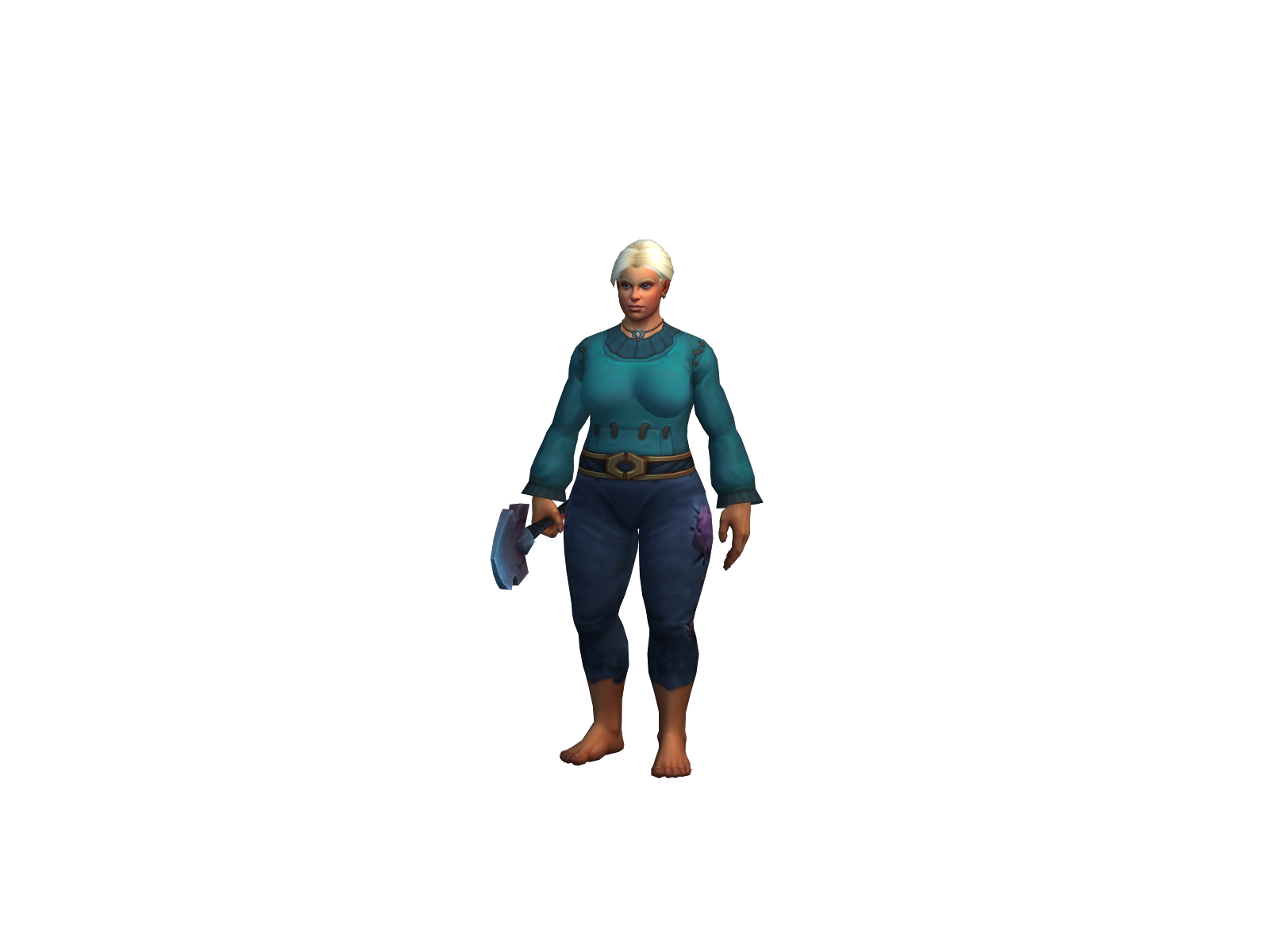 Yrsea 3D character render