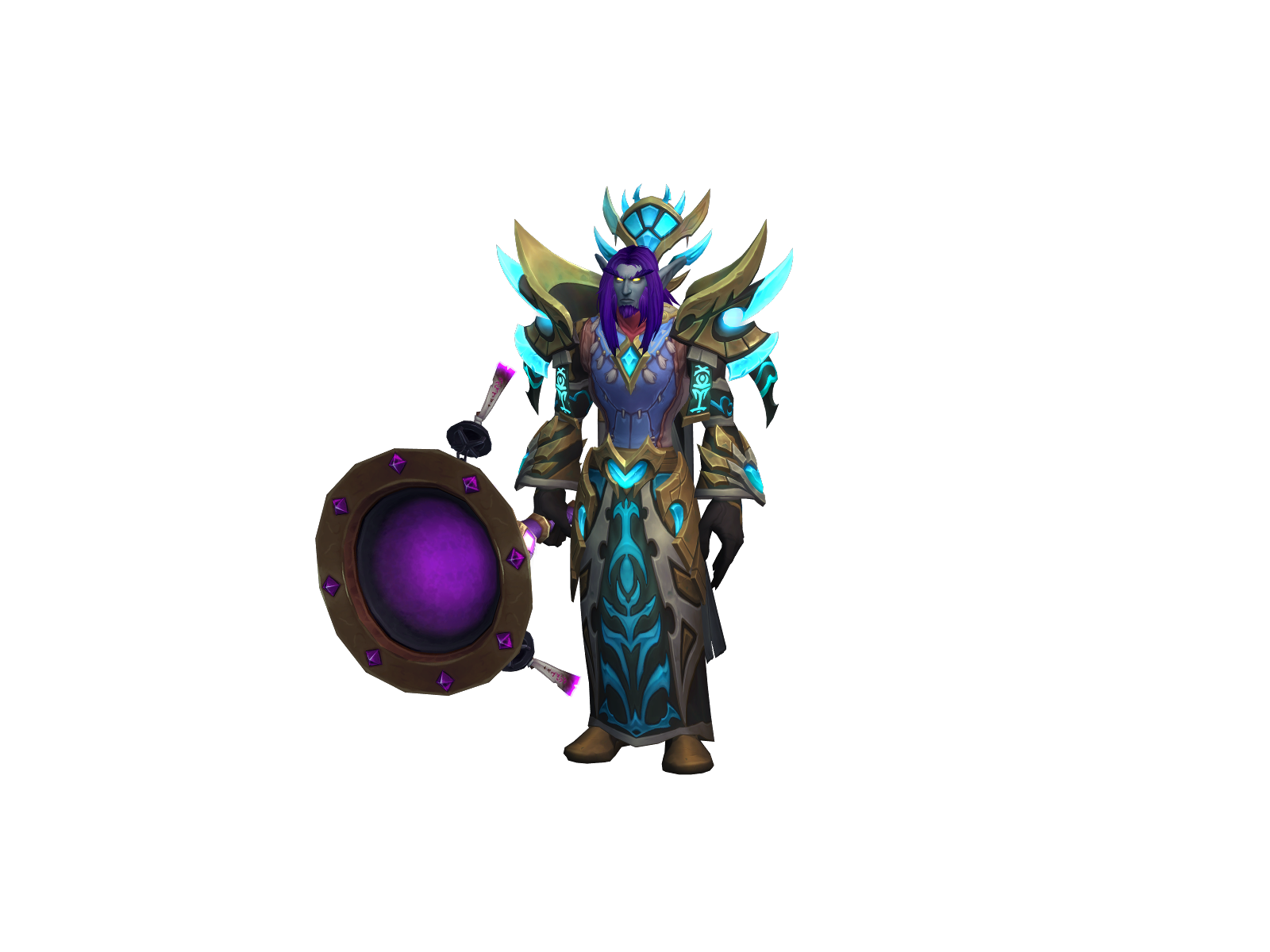 Darkenra 3D character render
