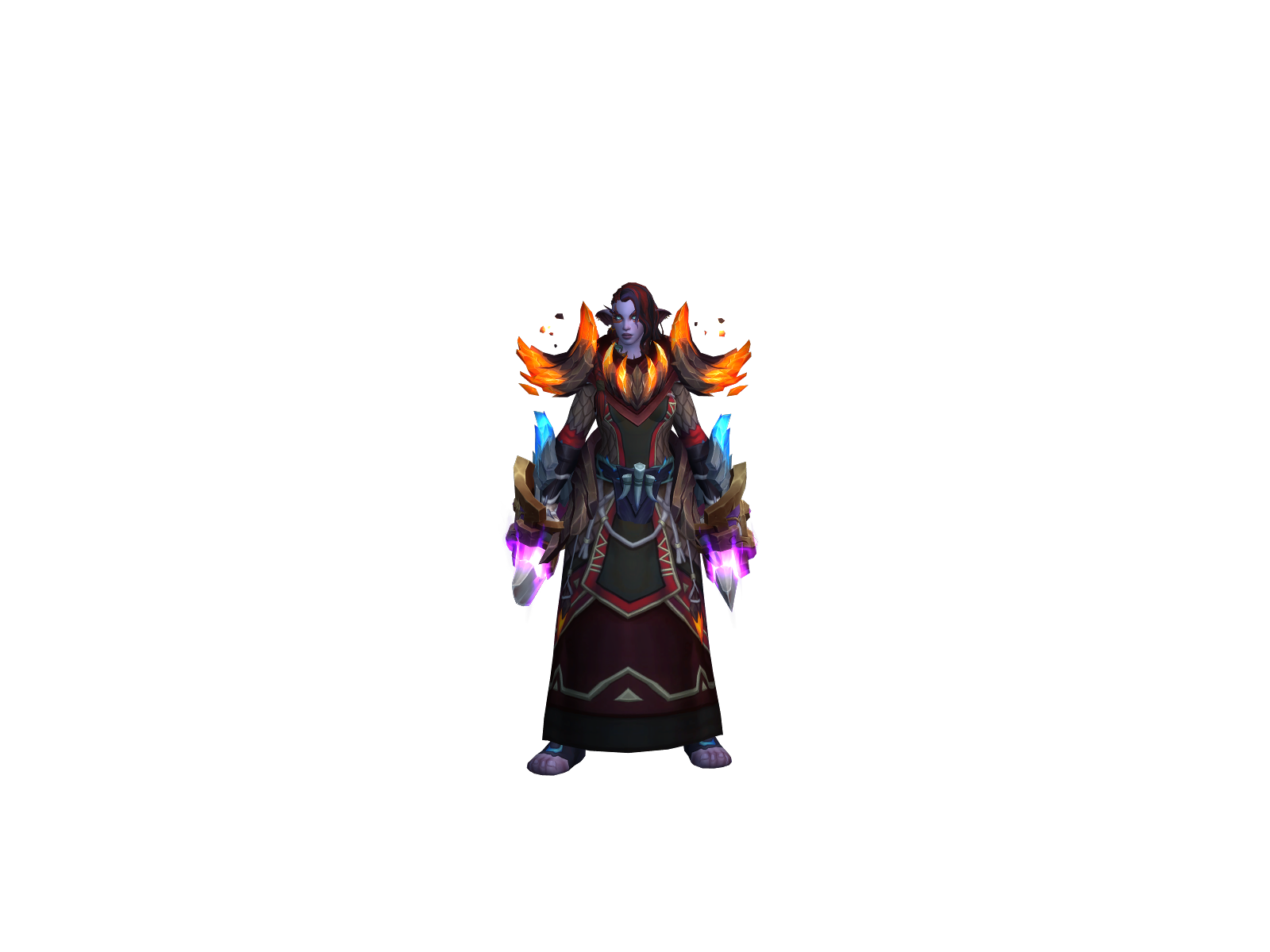 Haliia 3D character render