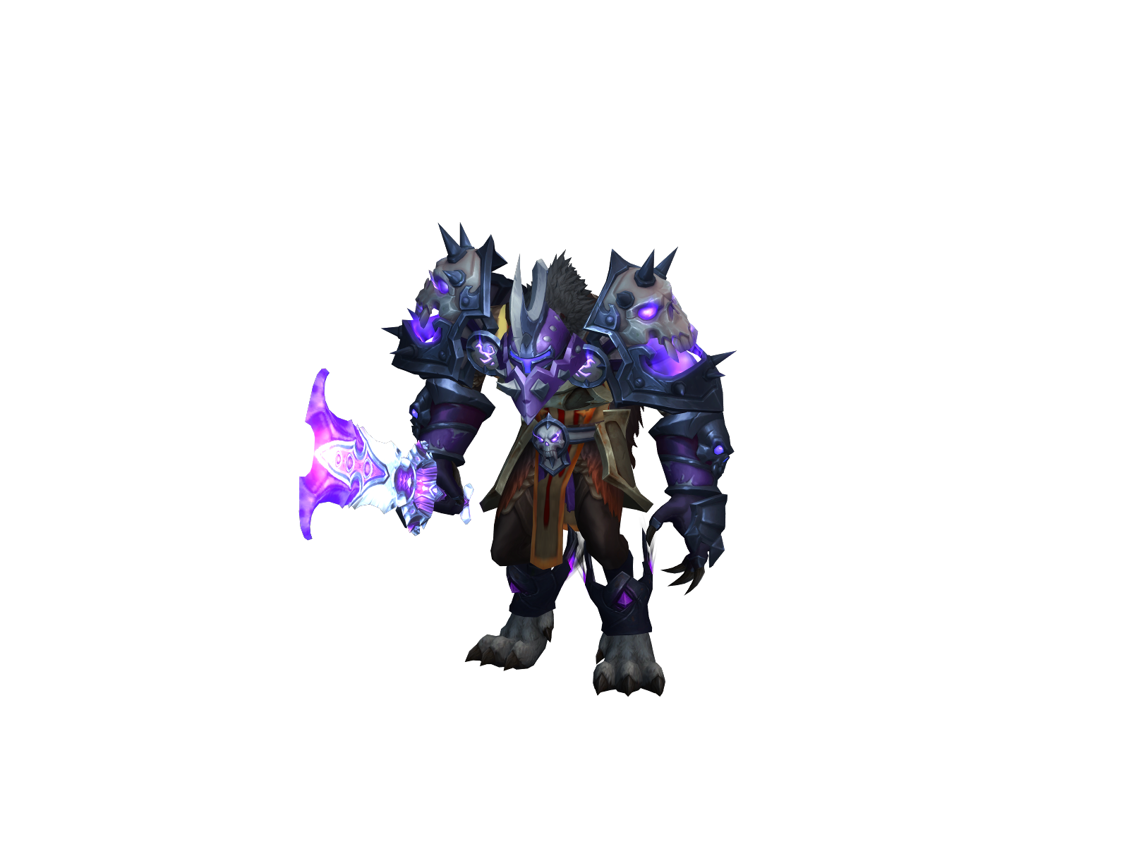 Neutralize 3D character render
