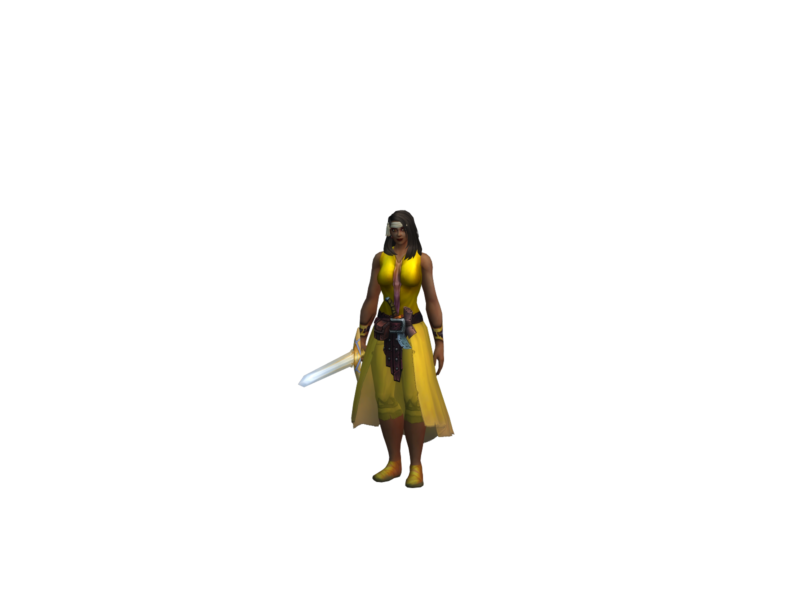 Sayyaa 3D character render